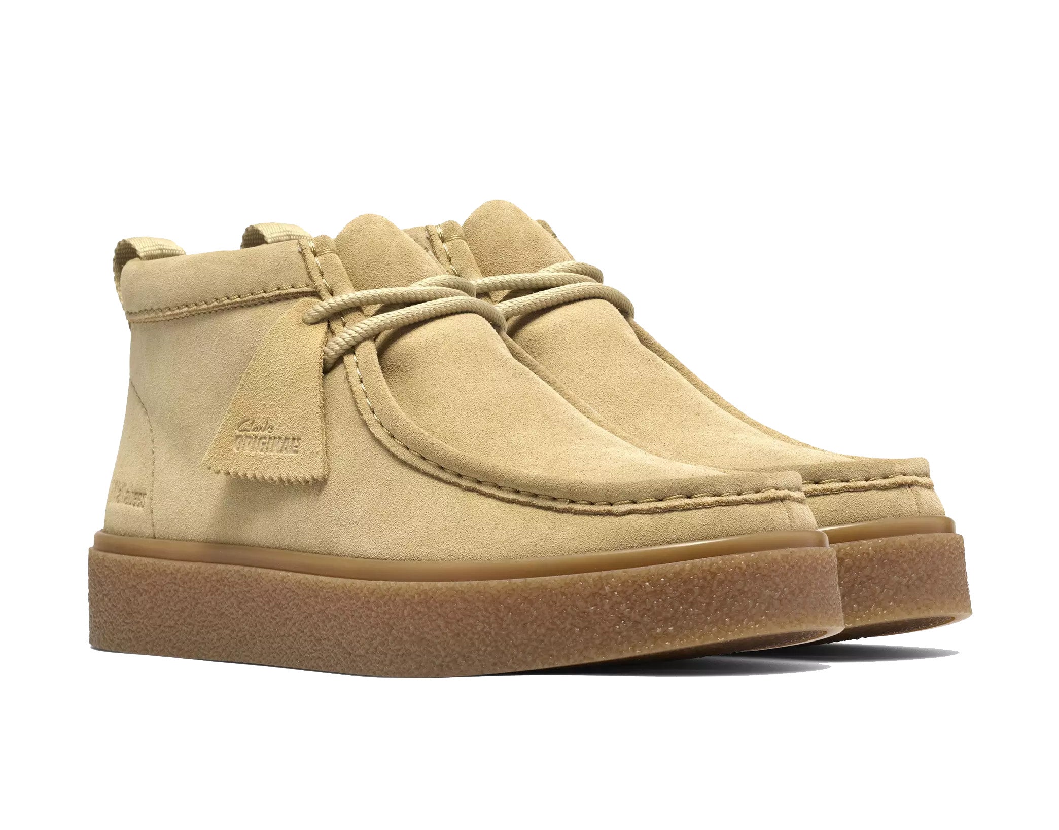 Heren enkellaars met veters 'Boxbee Walla' - beige