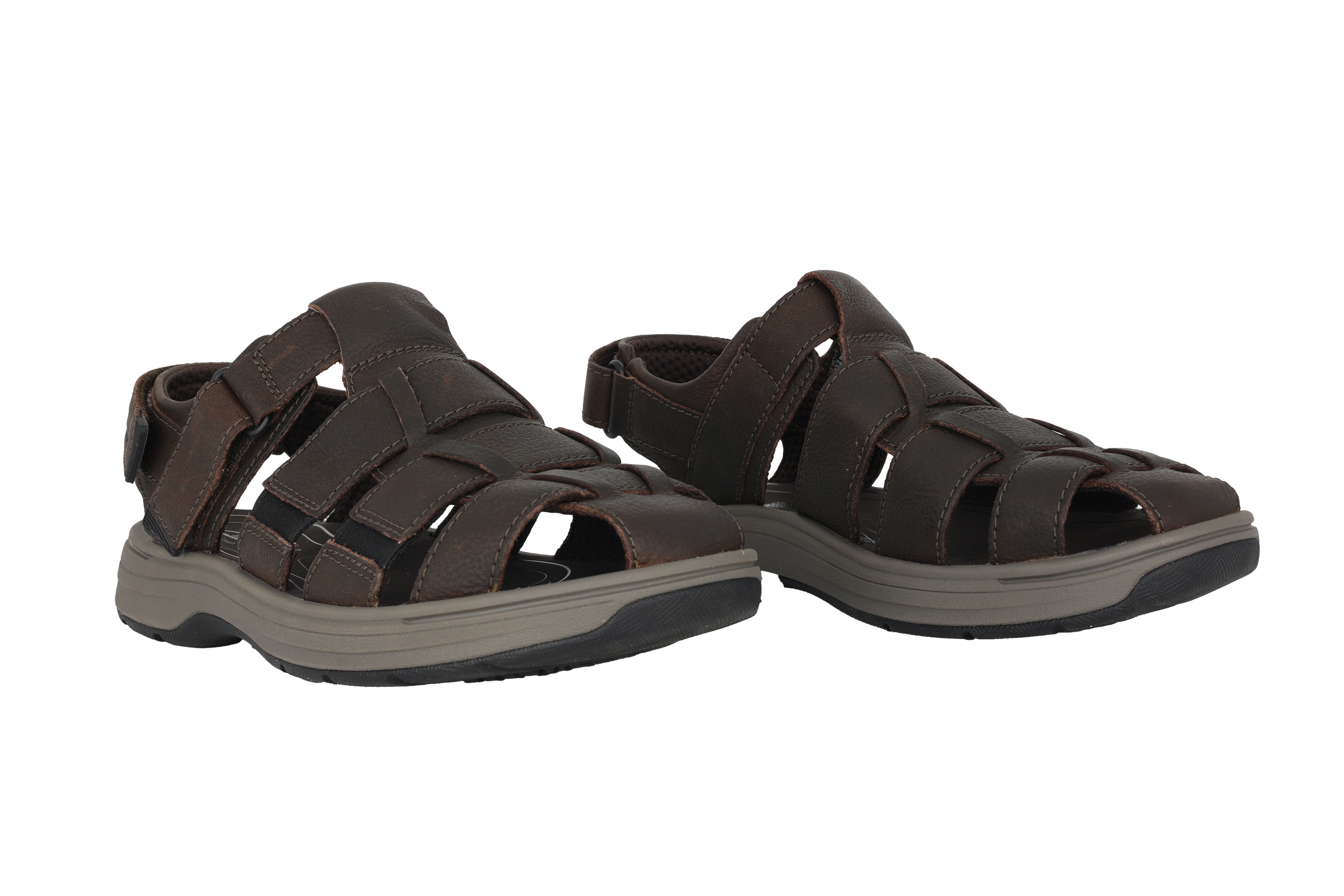 'Saltway Cove' men's sandal - Brown (H-fit)