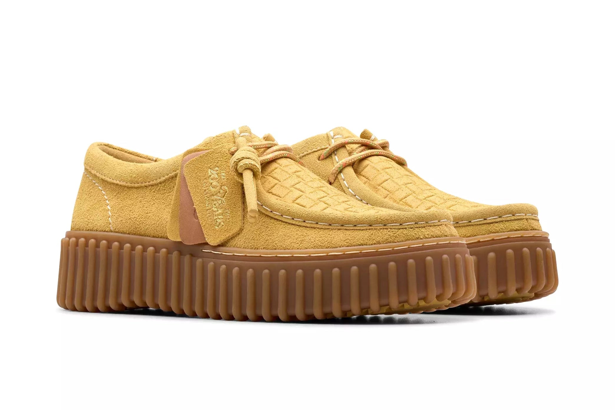 'Torhill Bee' women's lace-up shoe - yellow