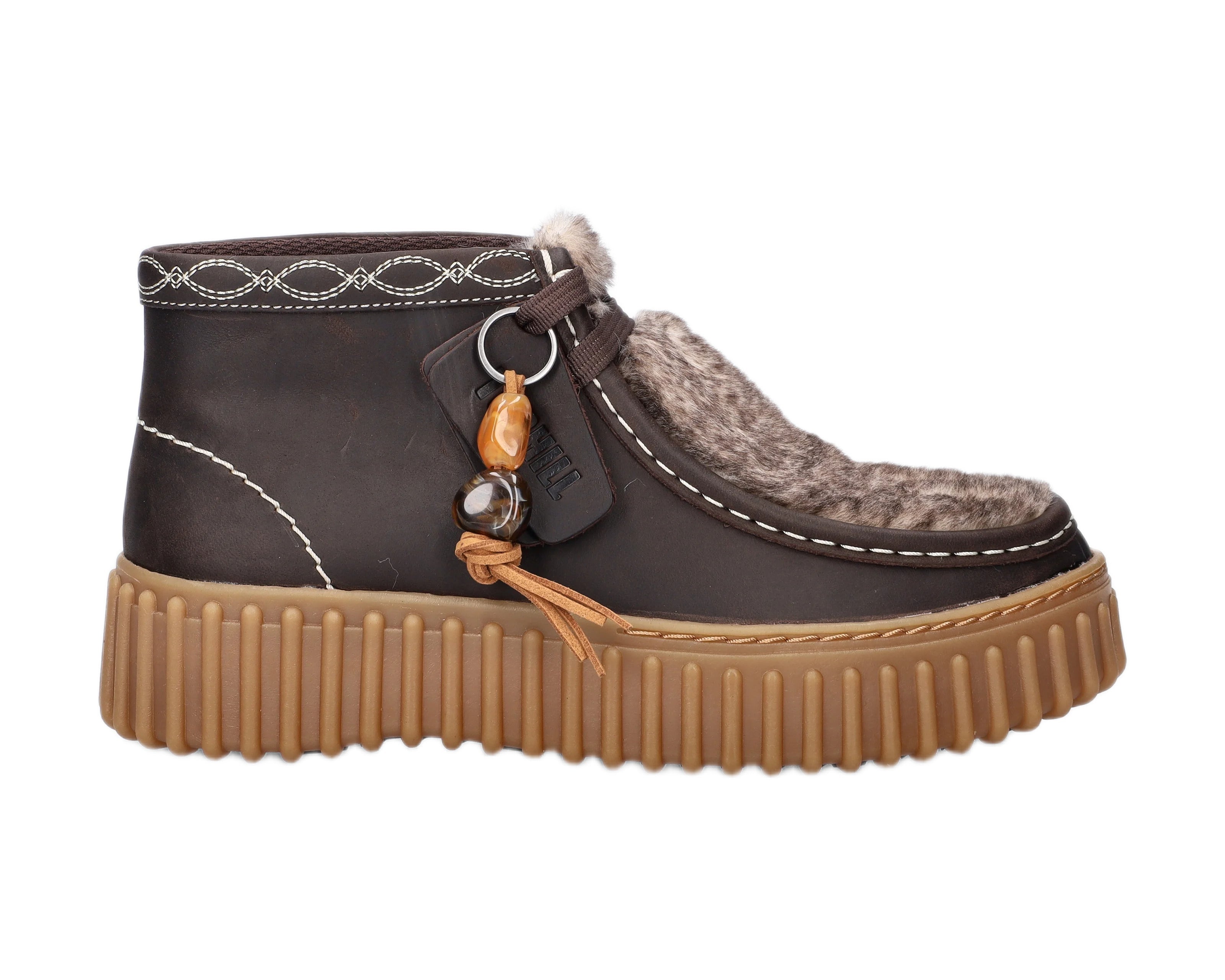 Stivaletto con lacci e zip da donna 'Tivoli Lane' - Verde