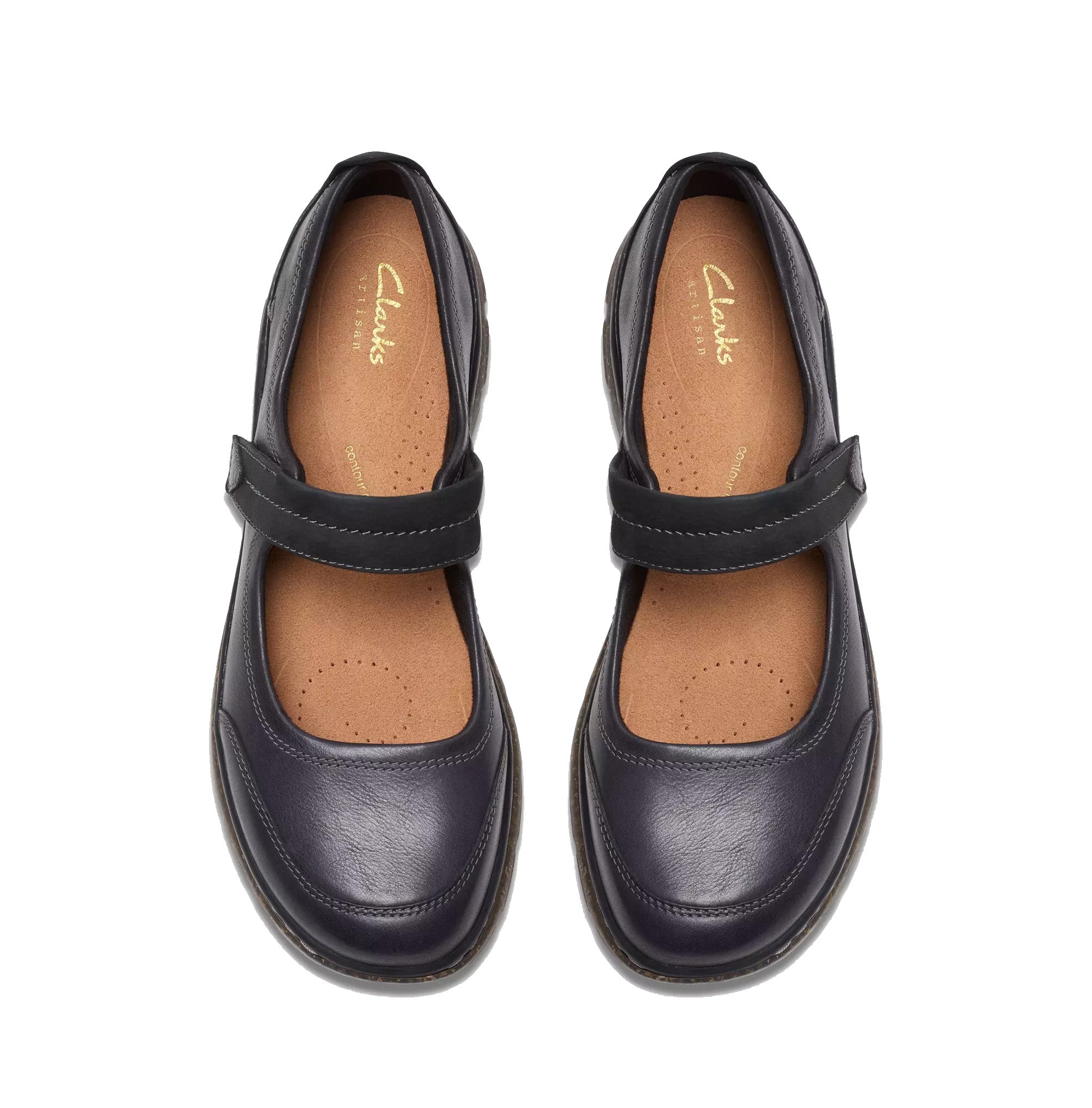 Zapato mujer confort con tiras 'Orlene Jane' - Negro