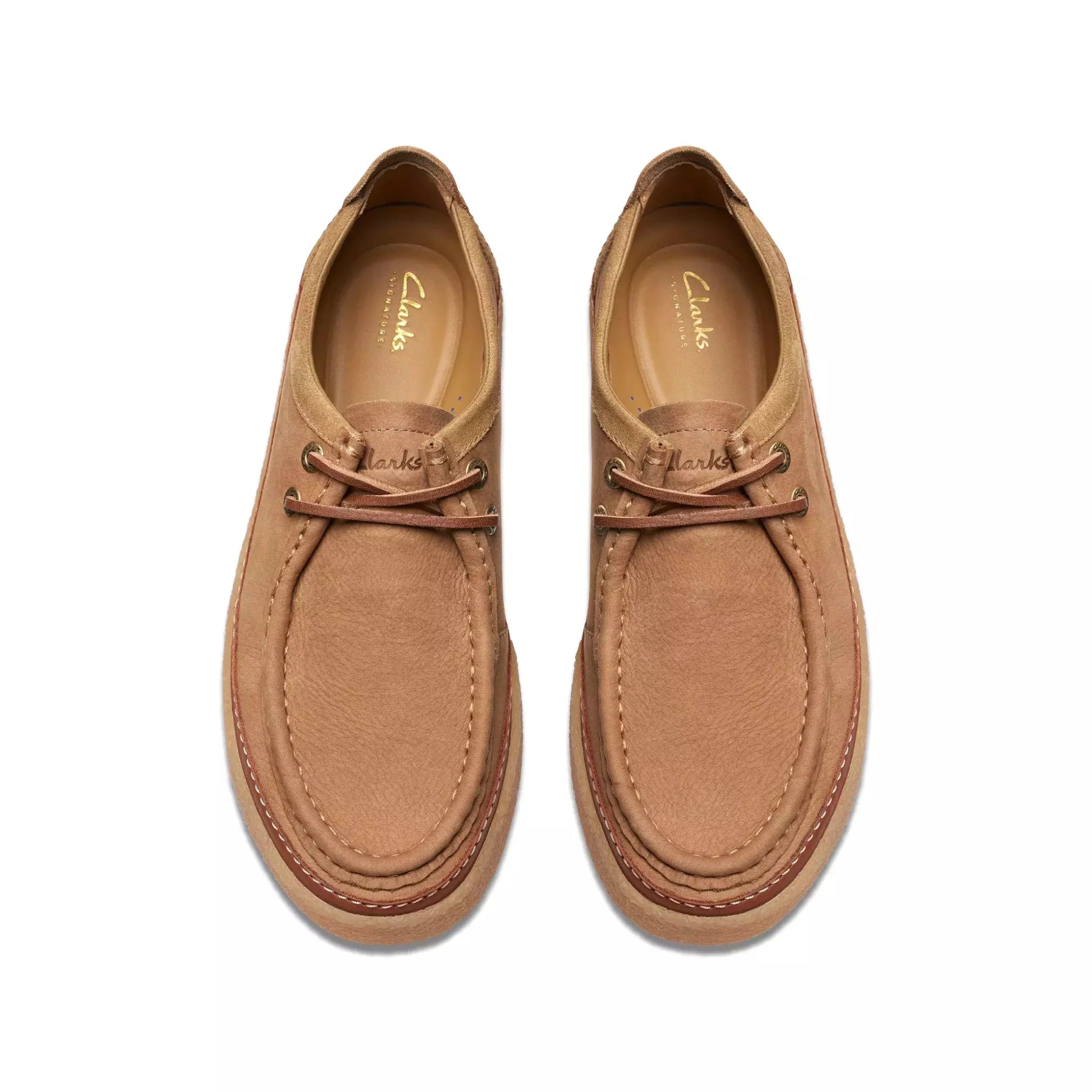 'Clarkwood Moc' men's lace - up shoe - Brown - Chaplinshoes'Clarkwood Moc' men's lace - up shoe - BrownClarks