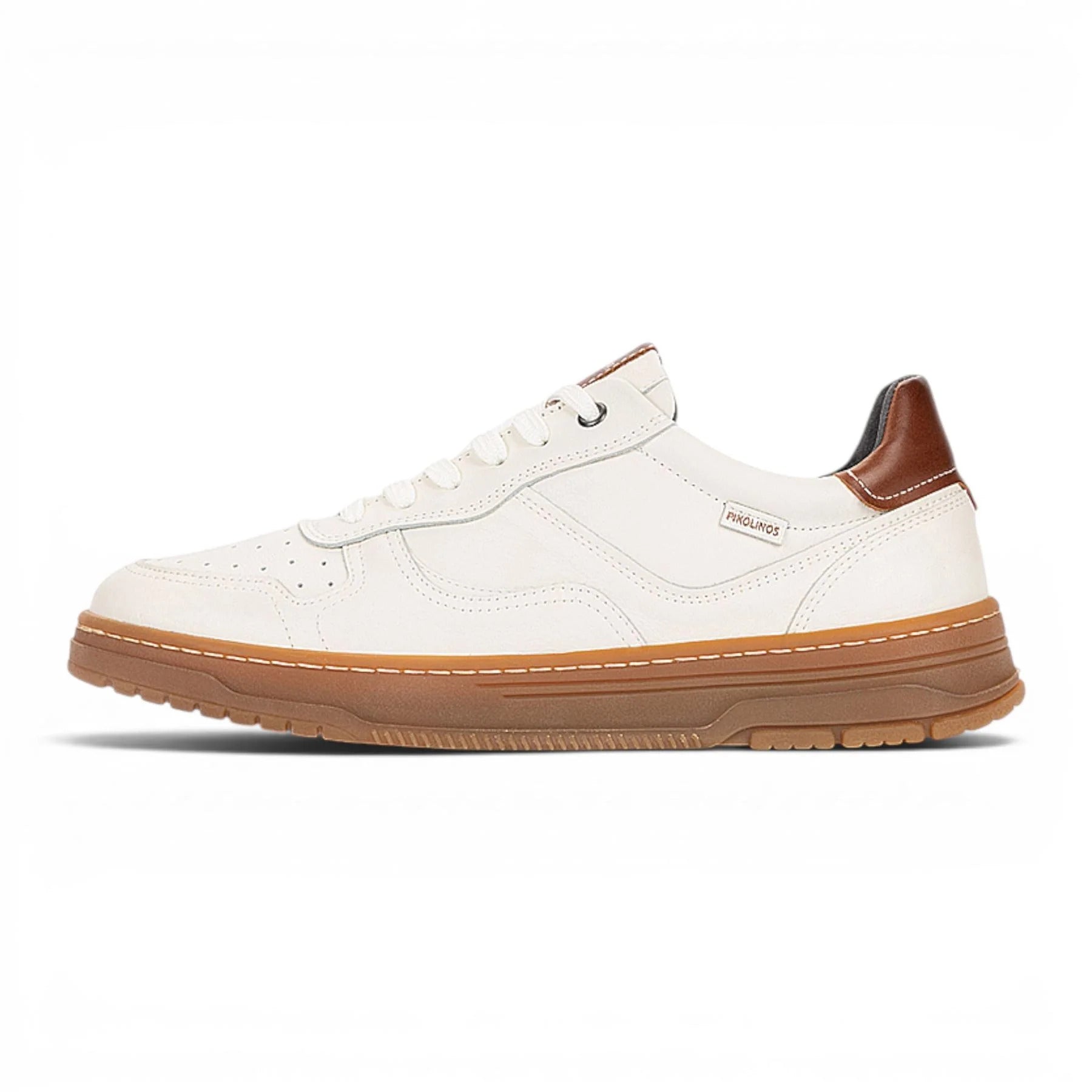 'Salinas' men's leather sneaker -  off white
