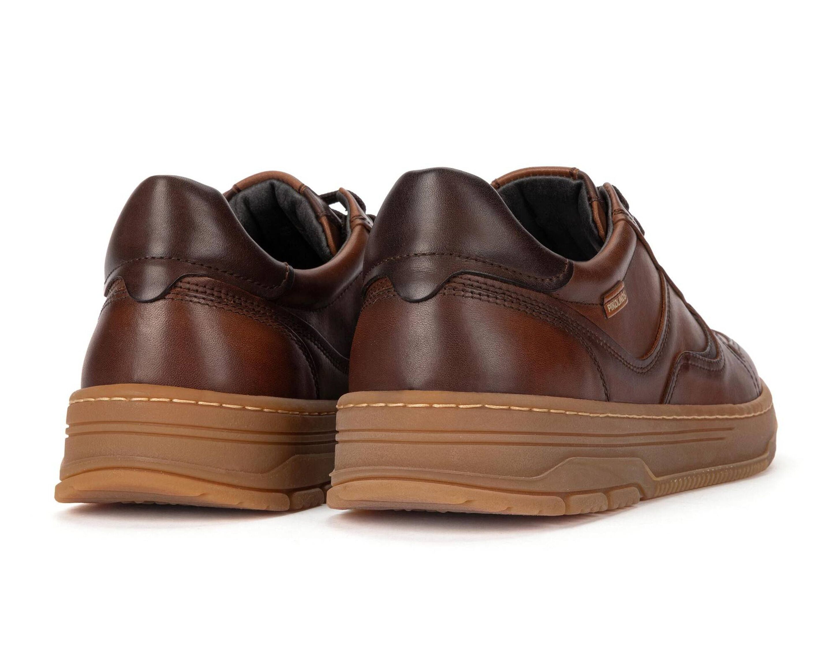 Sneaker en cuir pour homme 'Salinas' - marron