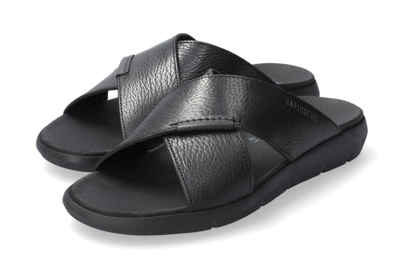 Sandália slide masculina 'Conrad' - preta - ChaplinshoesSandália slide masculina 'Conrad' - pretoMephisto