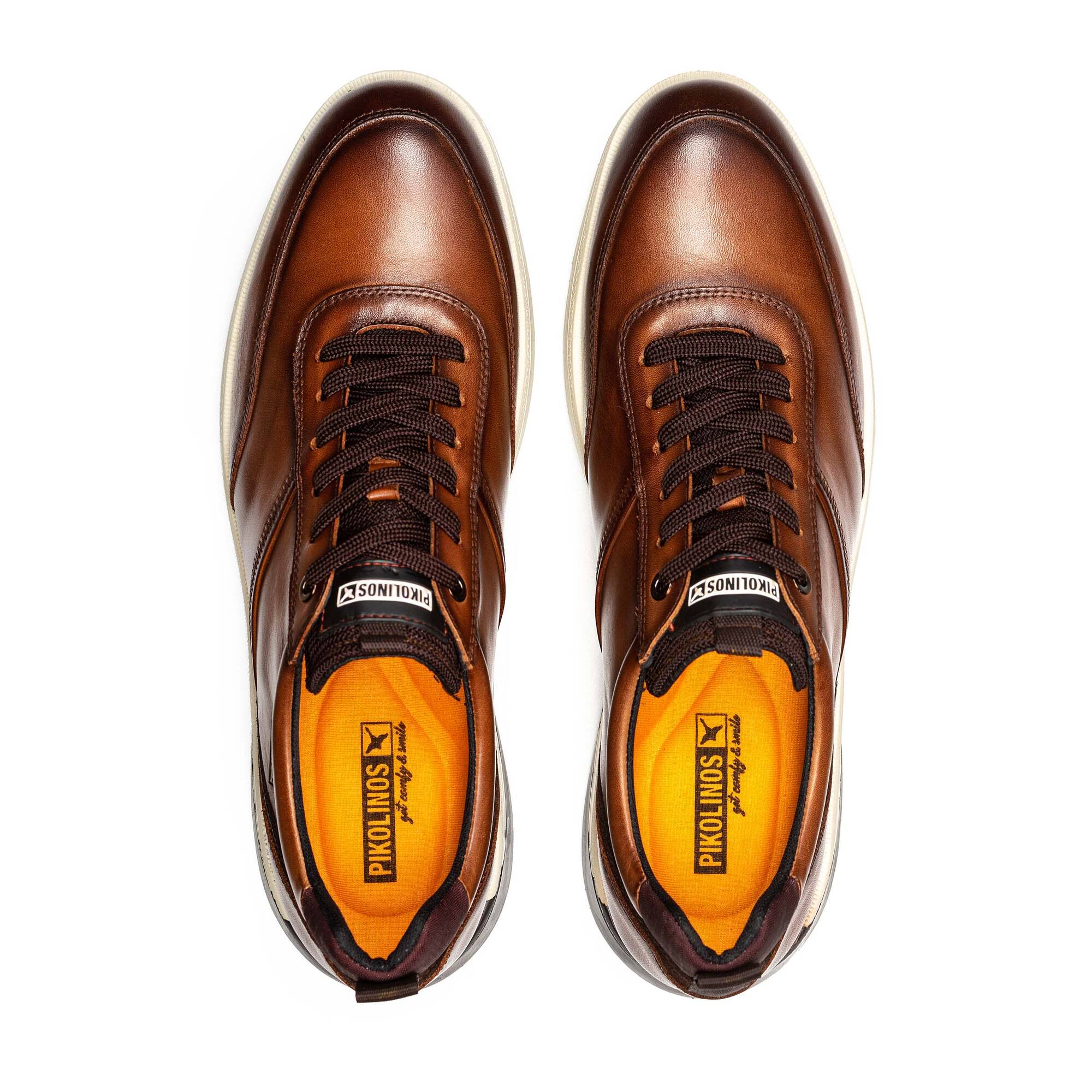 Sneaker stringata da uomo 'Cordoba' - Cuero marrone - ChaplinshoesSneaker stringata da uomo 'Cordoba' - CueroPikolinos marrone