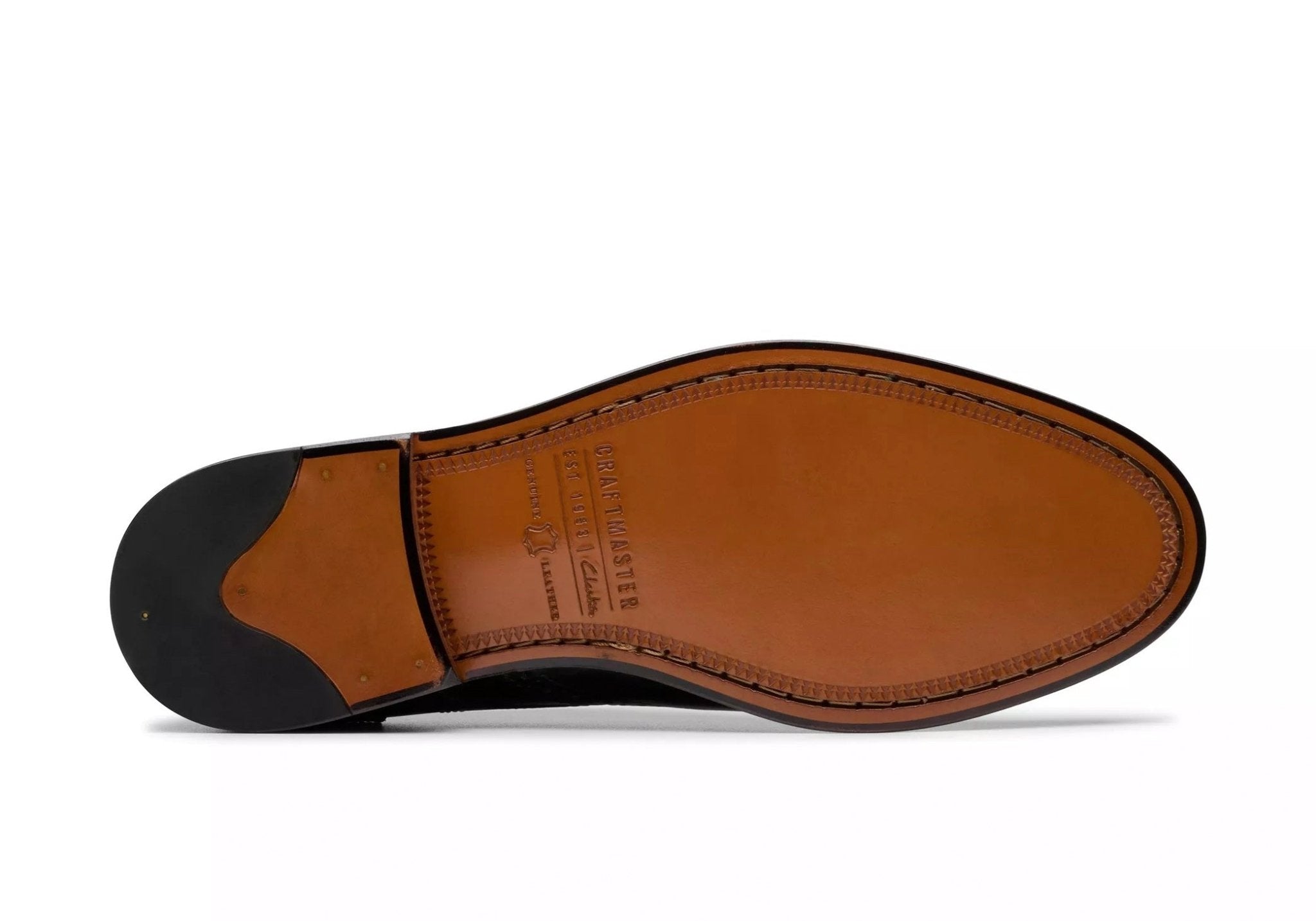 'CraftJames Tip' men's brogue lace - up shoe - Black - Chaplinshoes'CraftJames Tip' men's brogue lace - up shoe - BlackClarks