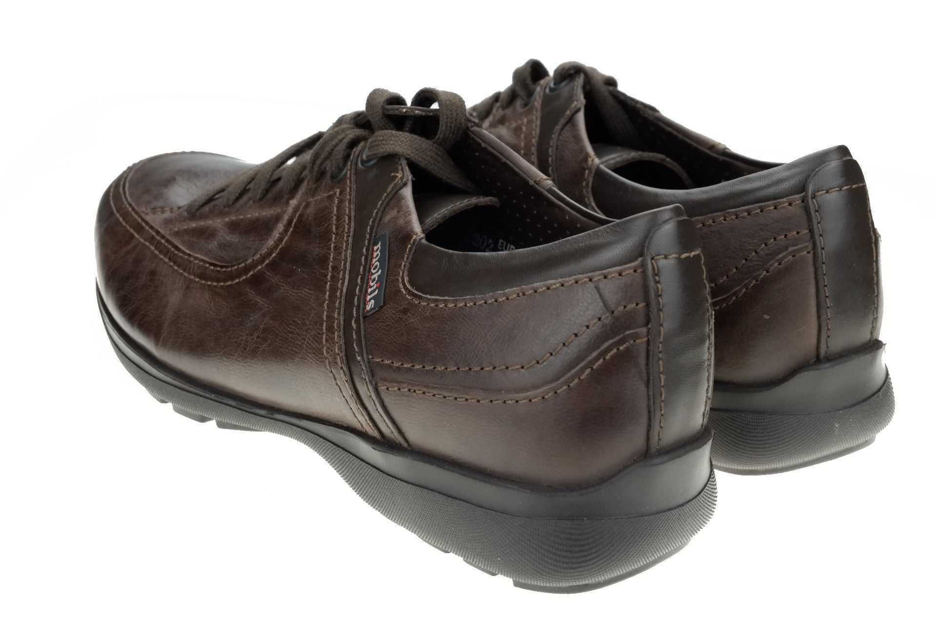 'DAMIAN' ergonomisk sko med bred pasform til mænd - Brun - Chaplinshoes'DAMIEN' ergonomisk sko med bred pasform til mænd - Brun Mephisto