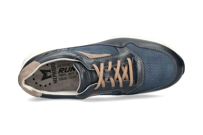 'Davis' men's lace - up sneaker - Blue - Chaplinshoes'Davis' men's lace - up sneaker - BlueMephisto