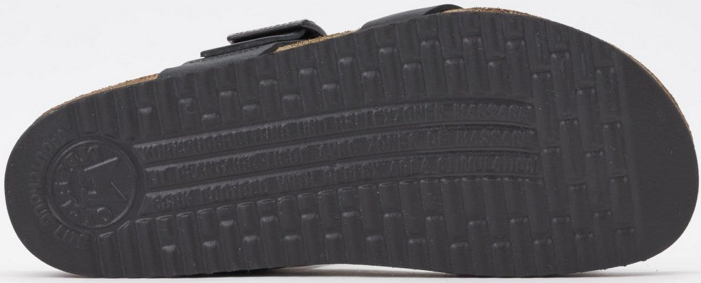 'Douglas' men's wide fit (H) slide sandal - black - Chaplinshoes'Douglas' men's wide fit (H) slide sandal - blackMephisto