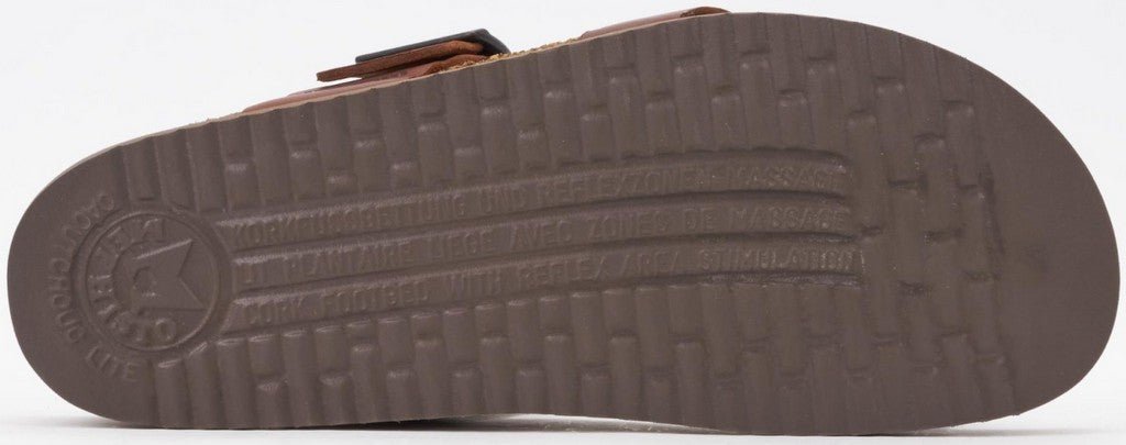 'Douglas' men's wide fit (H) slide sandal - brown - Chaplinshoes'Douglas' men's wide fit (H) slide sandal - brownMephisto