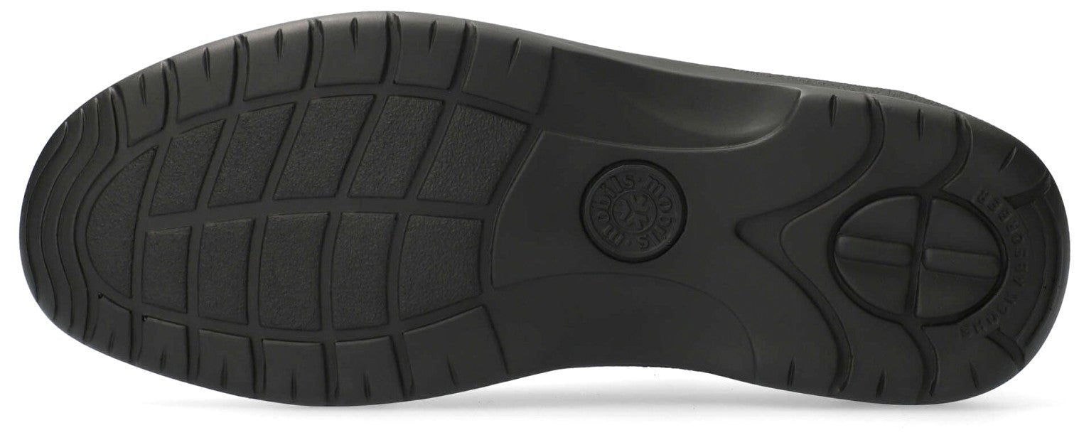 Scarpe ergonomiche da uomo con vestibilità ampia (H) 'Ezard' - Nero - ChaplinshoesScarpe ergonomiche da uomo con vestibilità ampia (H) "Ezard" - BlackMephisto