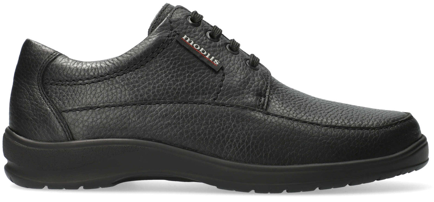 Scarpe ergonomiche da uomo con vestibilità ampia (H) 'Ezard' - Nero - ChaplinshoesScarpe ergonomiche da uomo con vestibilità ampia (H) "Ezard" - BlackMephisto