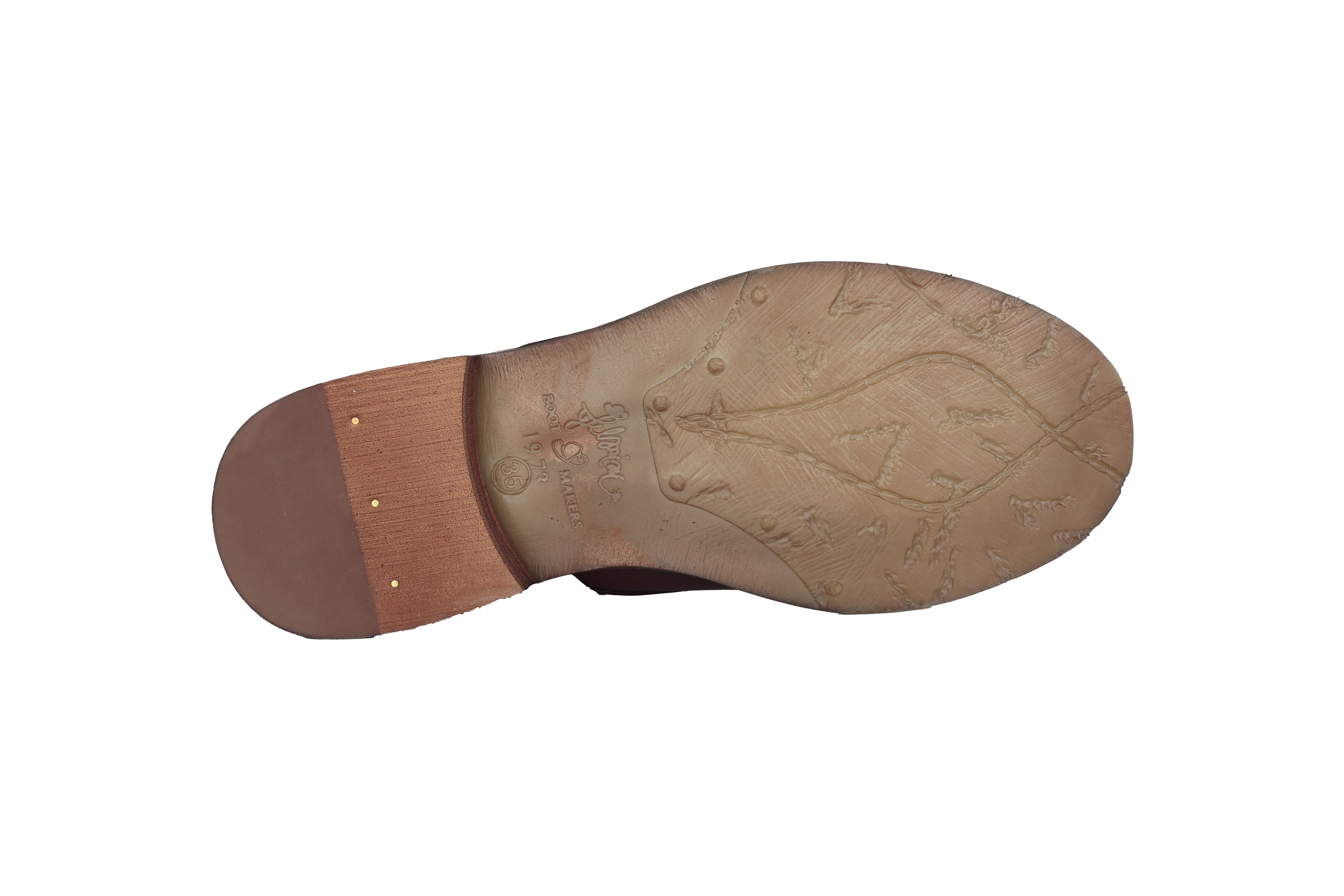 Botki damskie do kostki 'Beja' - Czerwone