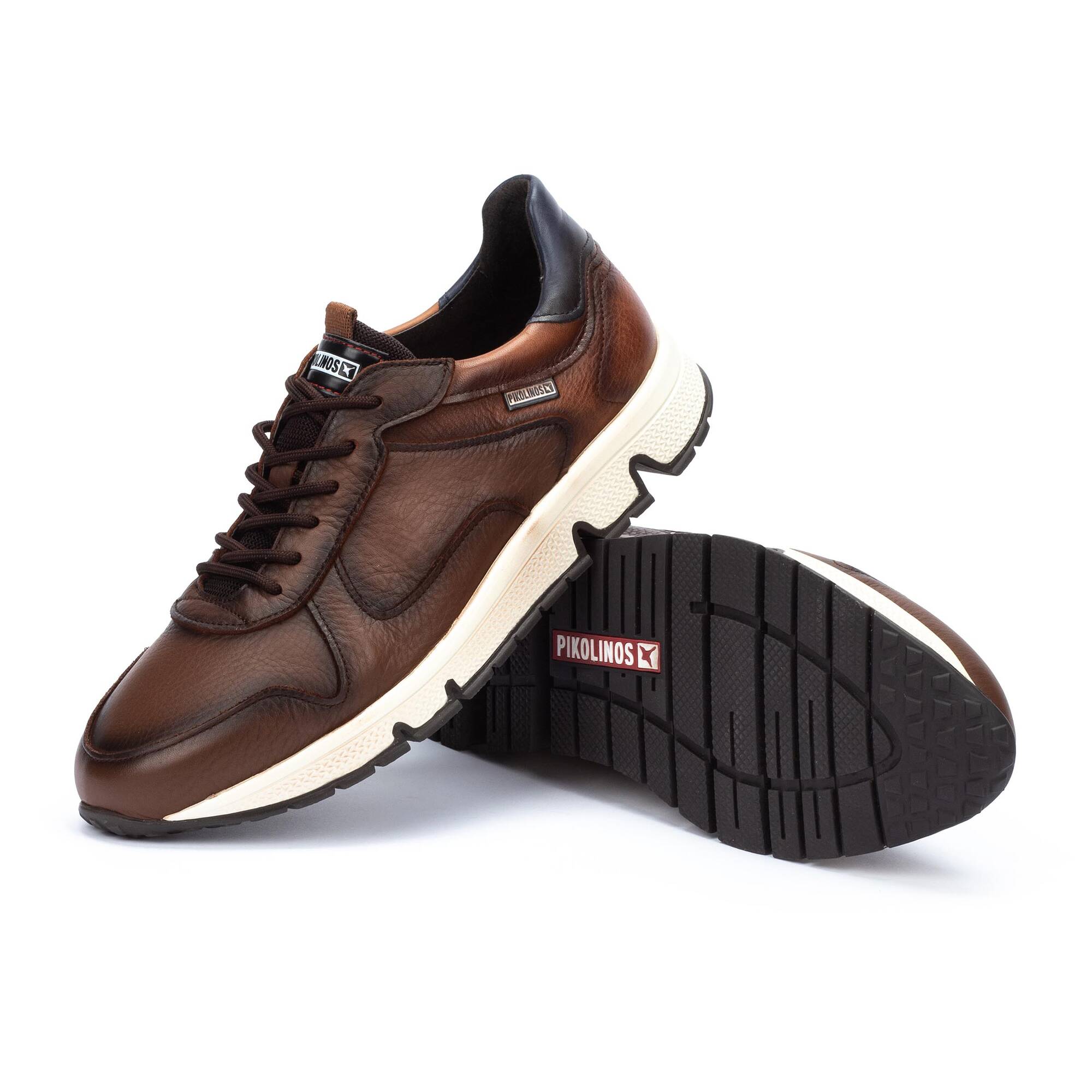 'Ferrol' men's lace - up sneaker - cuero brown - Chaplinshoes'Ferrol' men's lace - up sneaker - cuero brownPikolinos