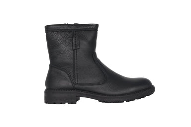 'Frederik' men's warmlined zipper boot - Black - Chaplinshoes'Frederik' men's warmlined zipper boot - BlackAra