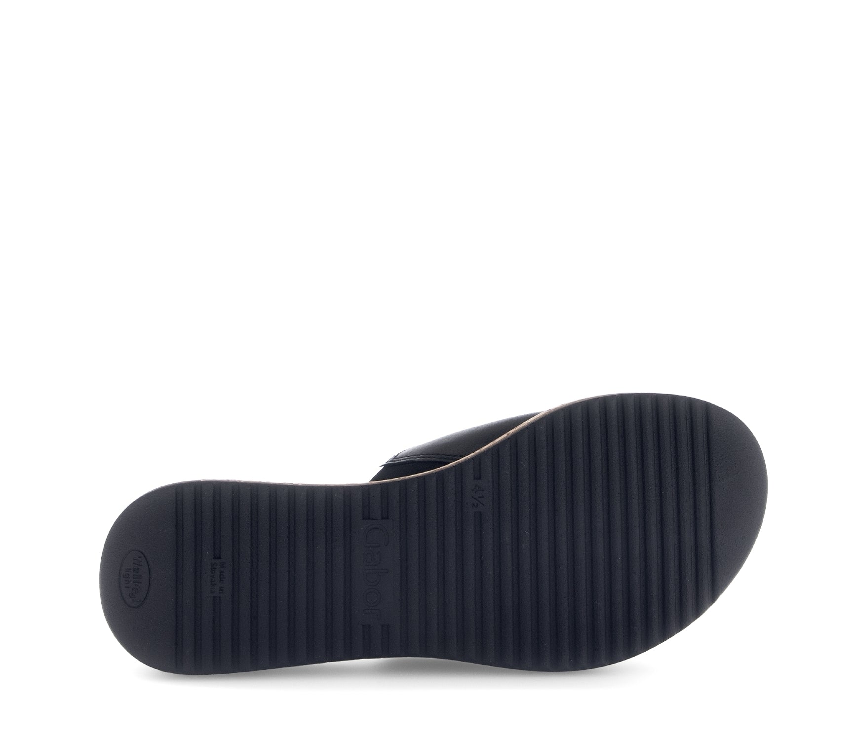 Damen-Slipper-Sandale '62.820.57' – Schwarz