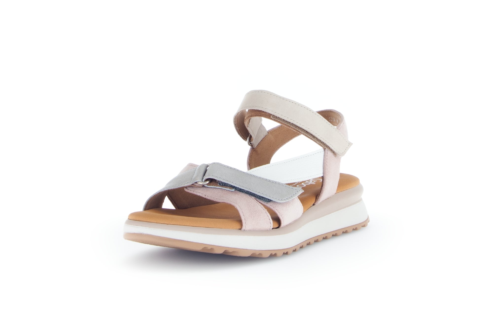 '62.845.32' sandalia para mujer - mezcla blanco rosa azul