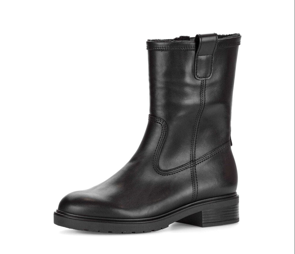 '8010.01.001' women's leather ankle boots - black