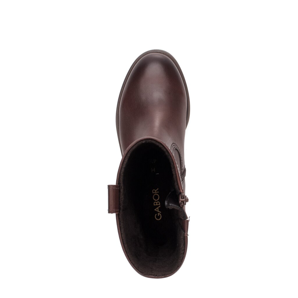 8010.01.002 Women's Leather Ankle Boots - Brown