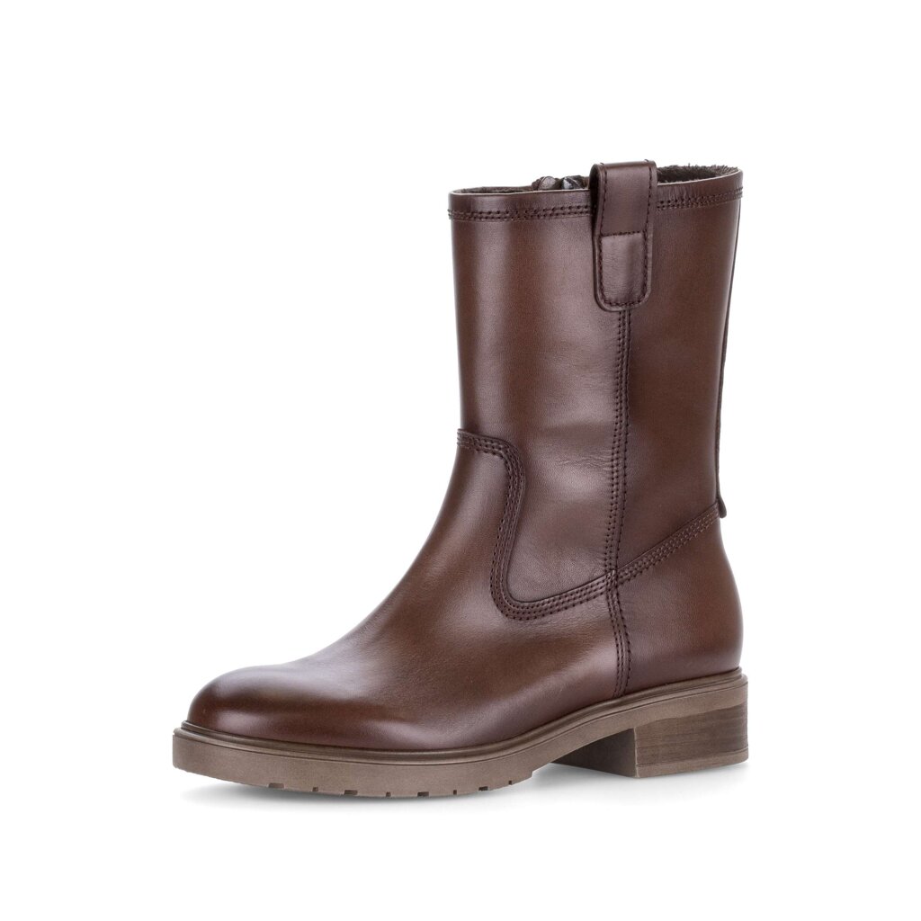 8010.01.002 Women's Leather Ankle Boots - Brown