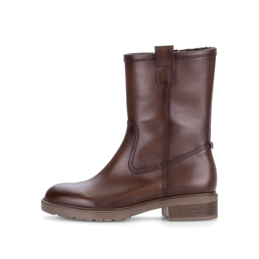 8010.01.002 Women's Leather Ankle Boots - Brown