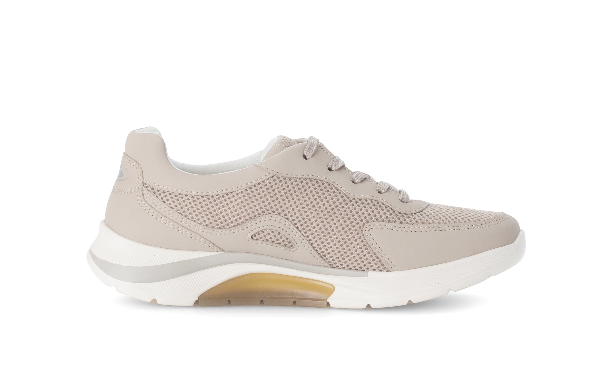 '66.923.13' sneaker de marche à lacets roulants pour femme - beige