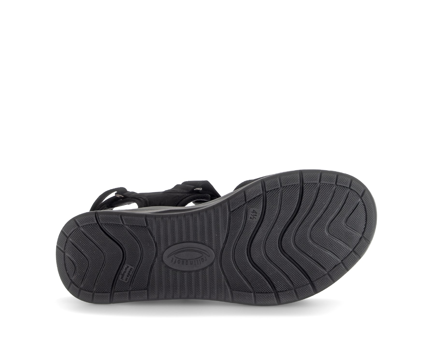 '66.889.47' women's walking sandal - black