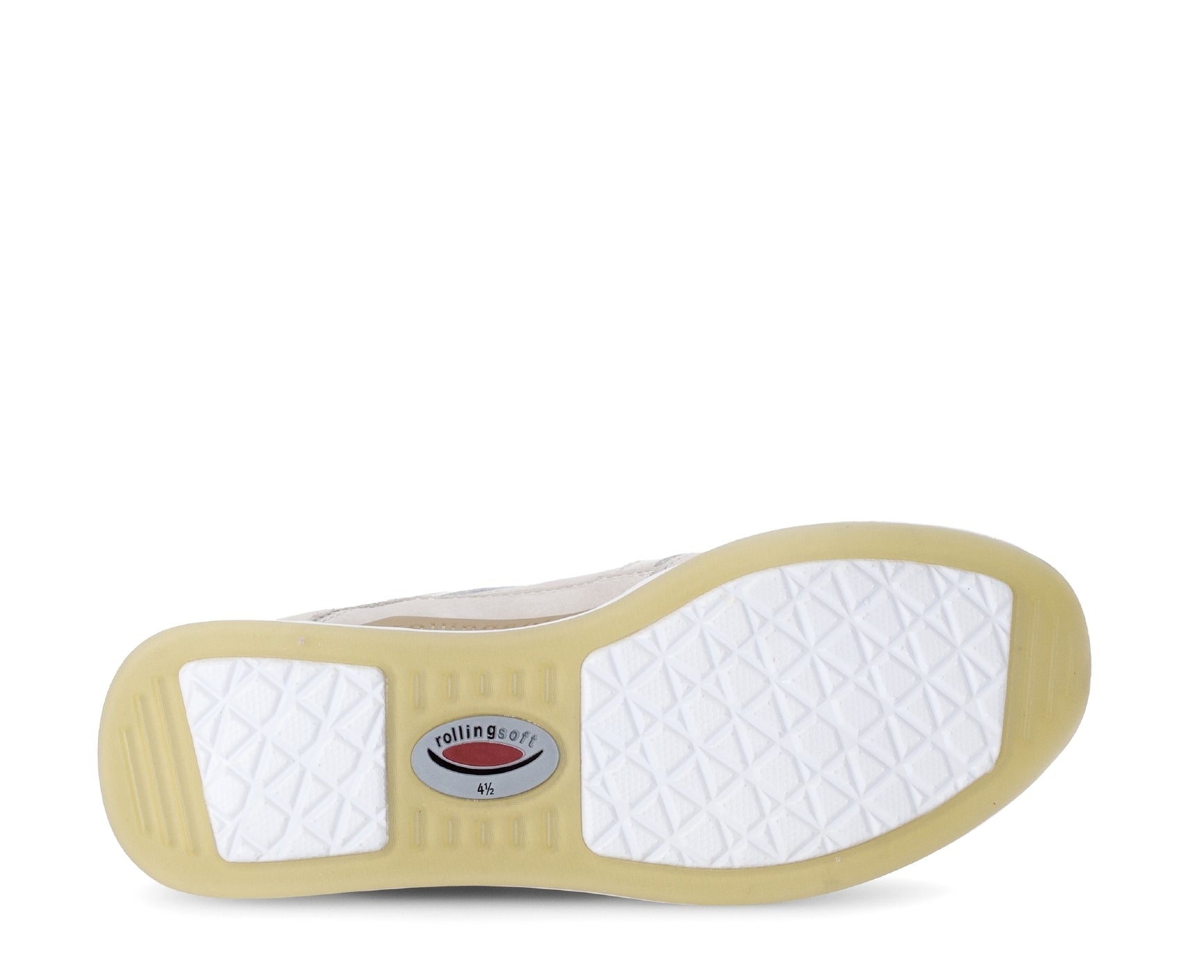 '66.958.31' women's walking rolling lace-up sneaker - beige