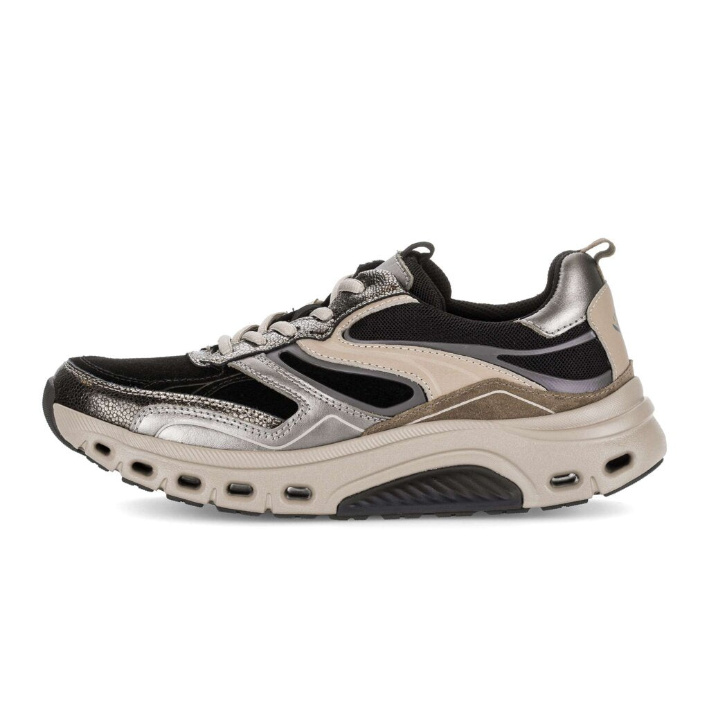 '0302.01.001' women's rollingsoft walking sneaker - black