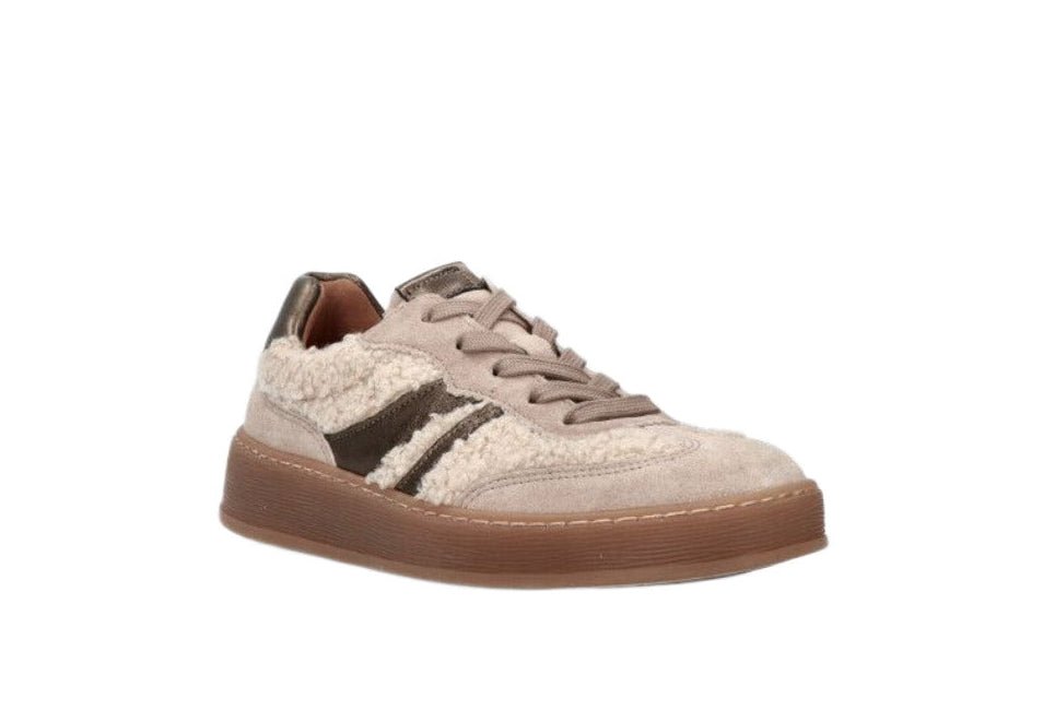 '6018.01.004' women's lace-up shoe - beige