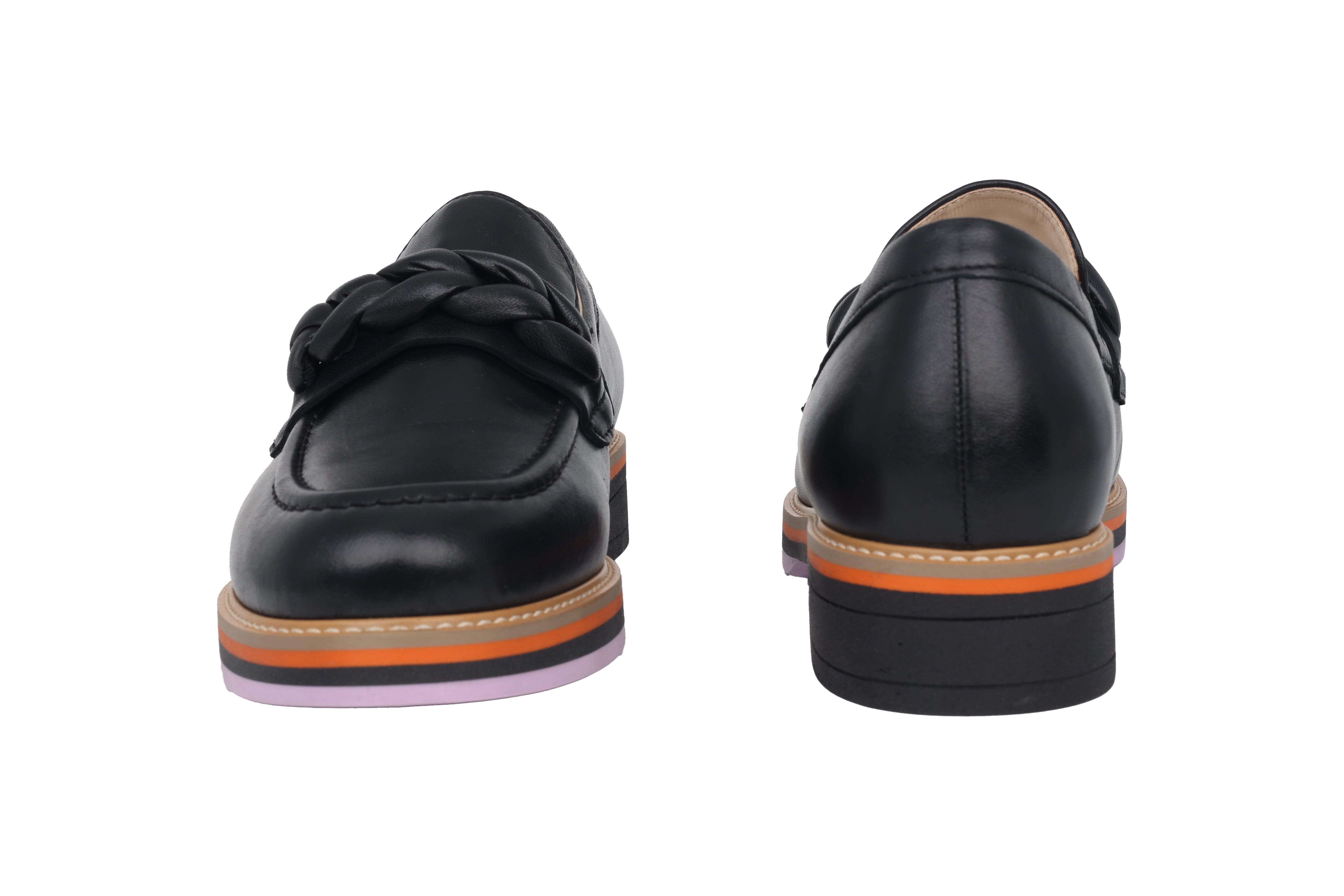 Damskie mokasyny '22.462.27' - czarne