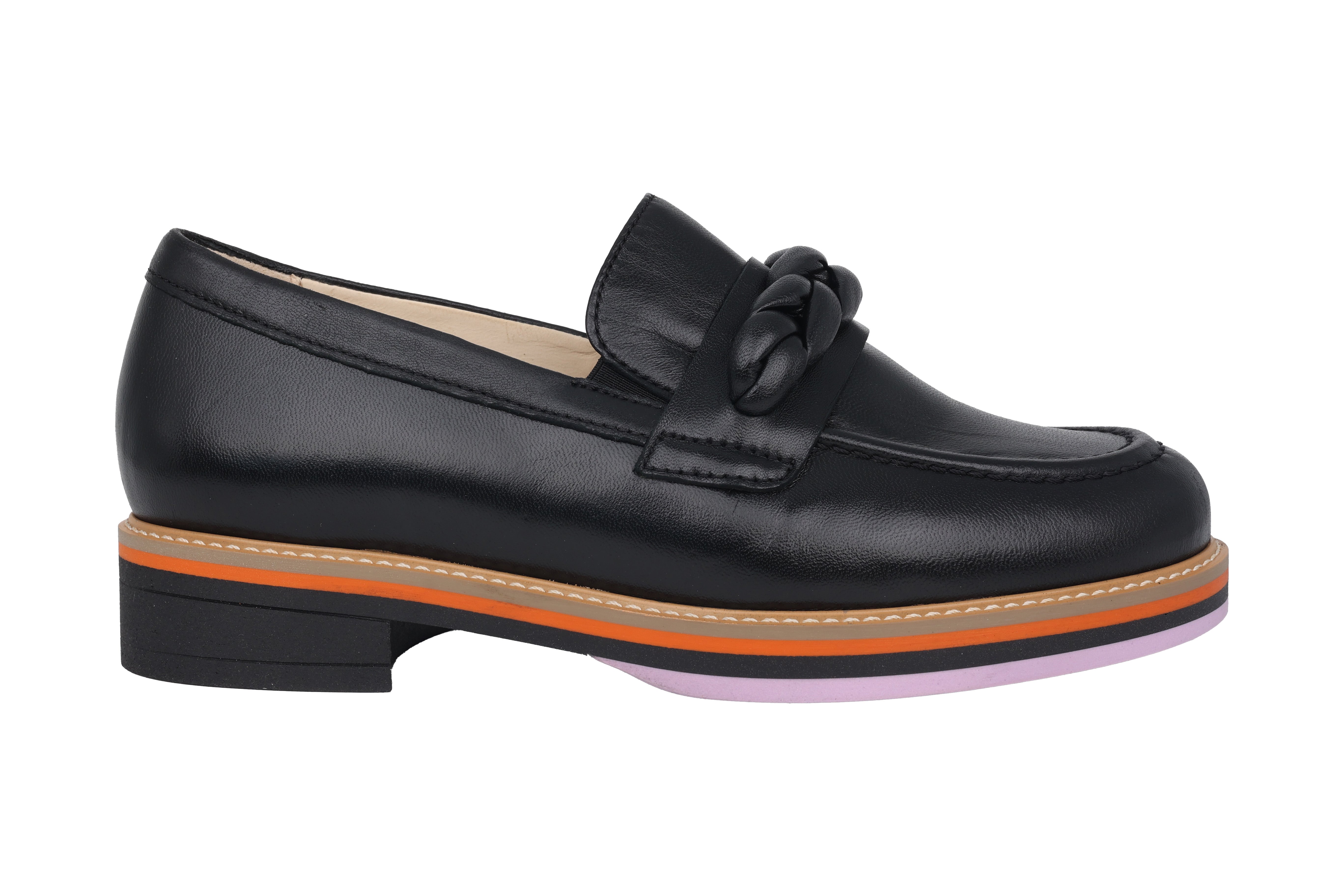 Damskie mokasyny '22.462.27' - czarne