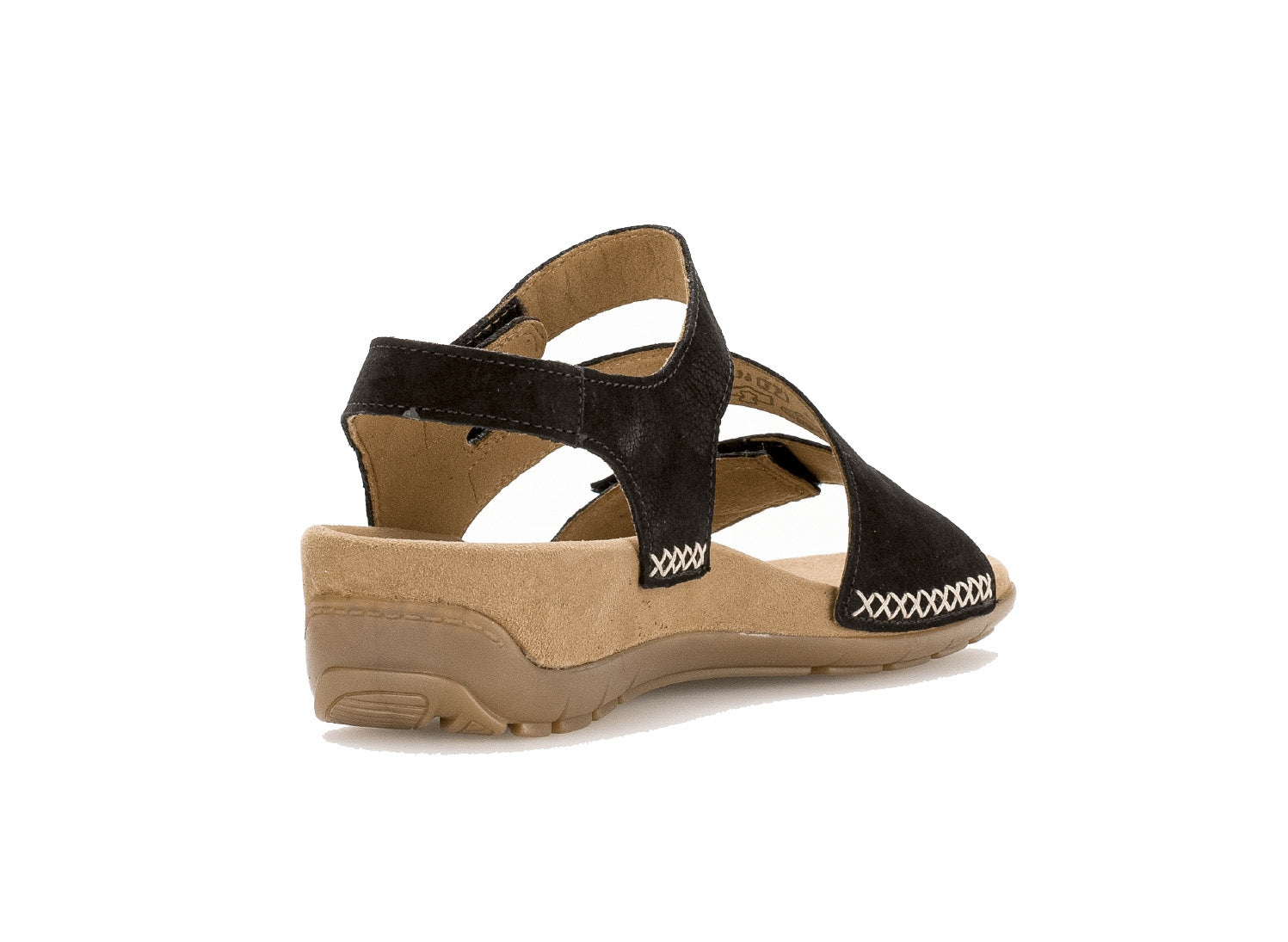 '83.734.17' dámský sandál - černý