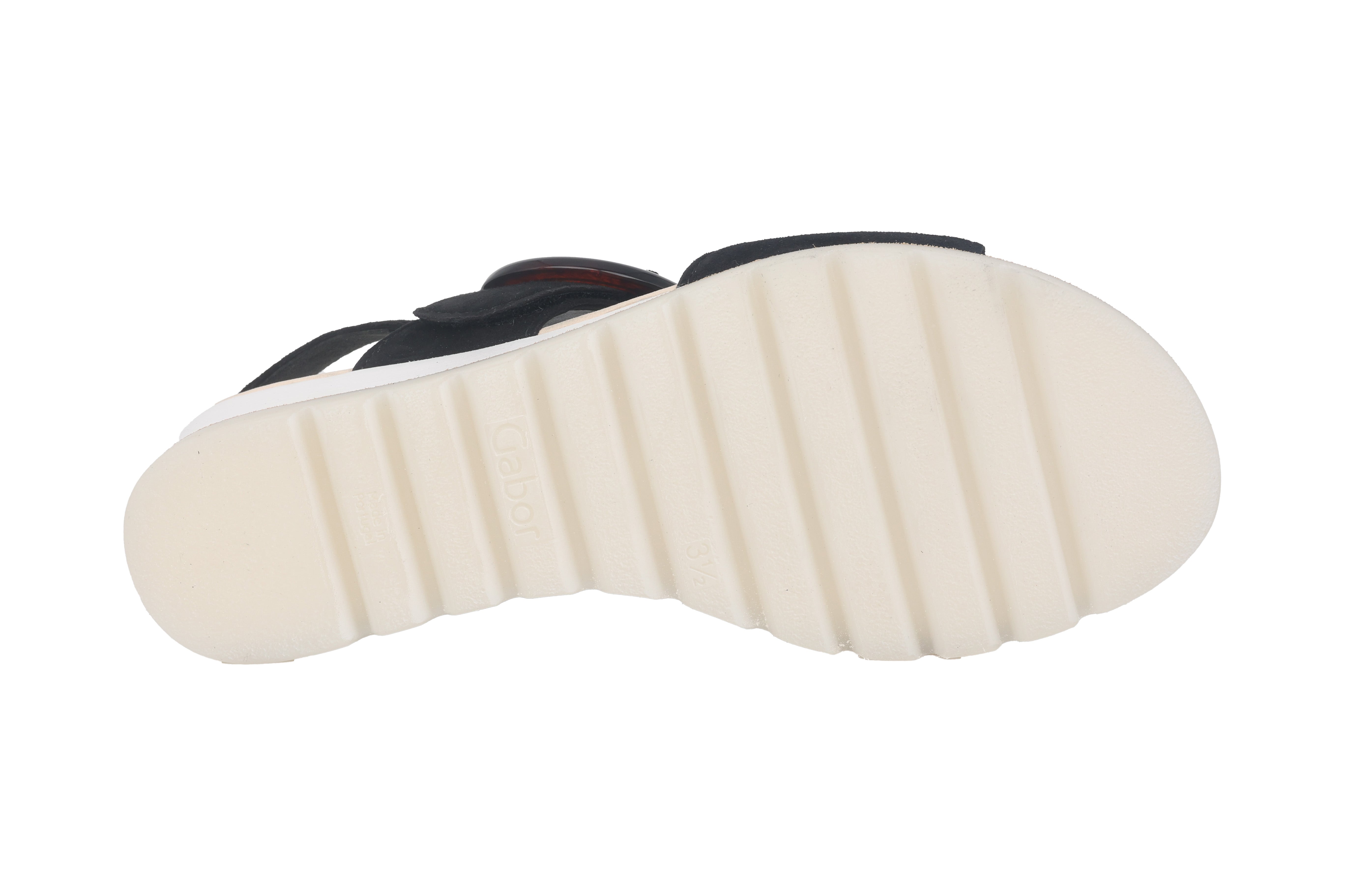 Damen-Keilsandalette '44.645.37' – Schwarz