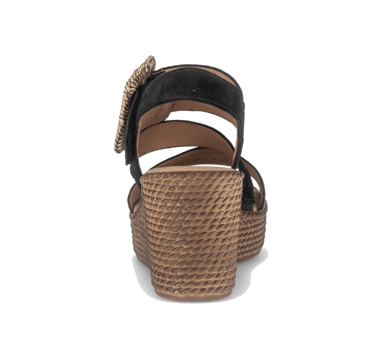 Damen-Keilsandalette '84.771.17' – Schwarz