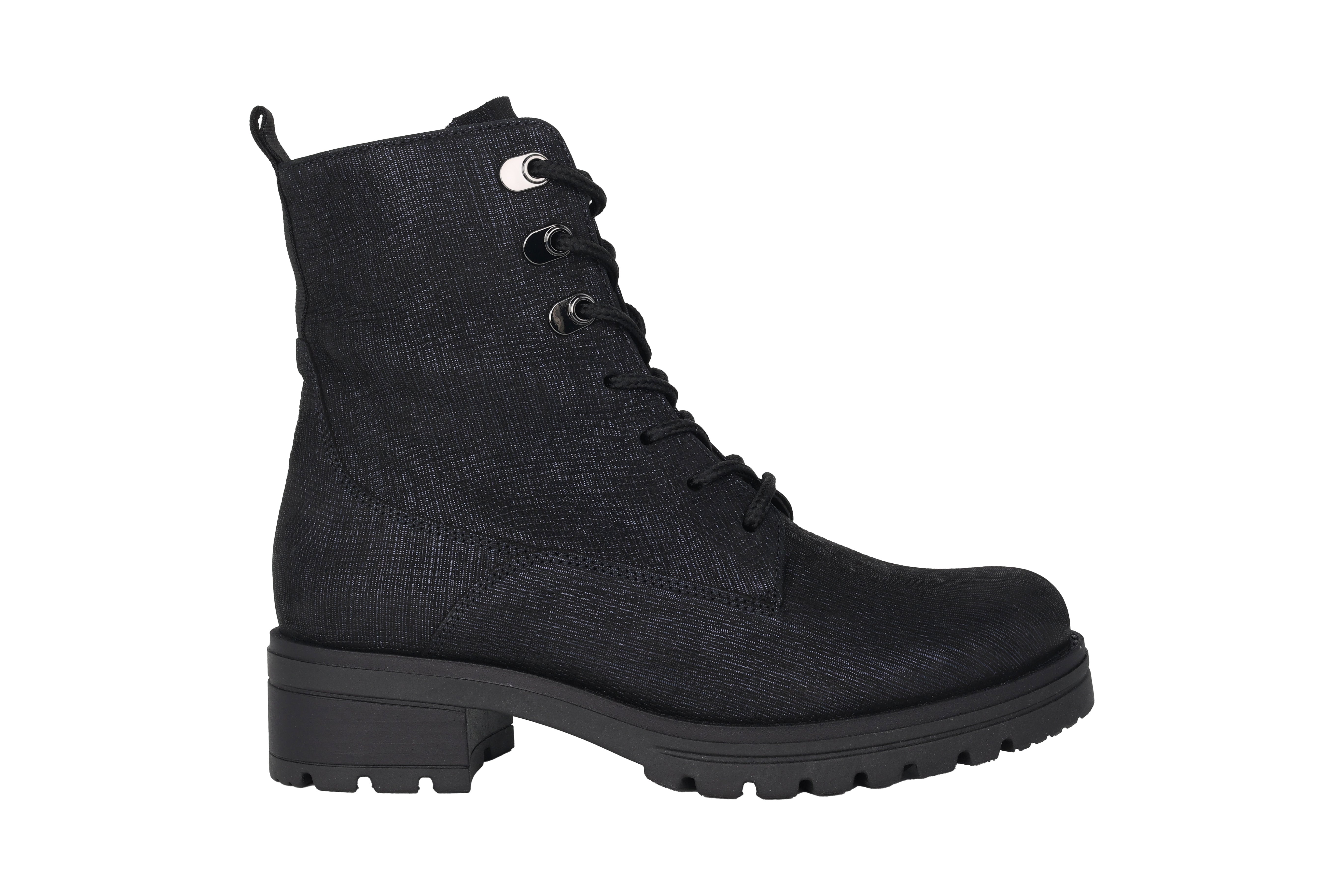 '52.786.86' bota con cordones y cremallera para mujer - azul