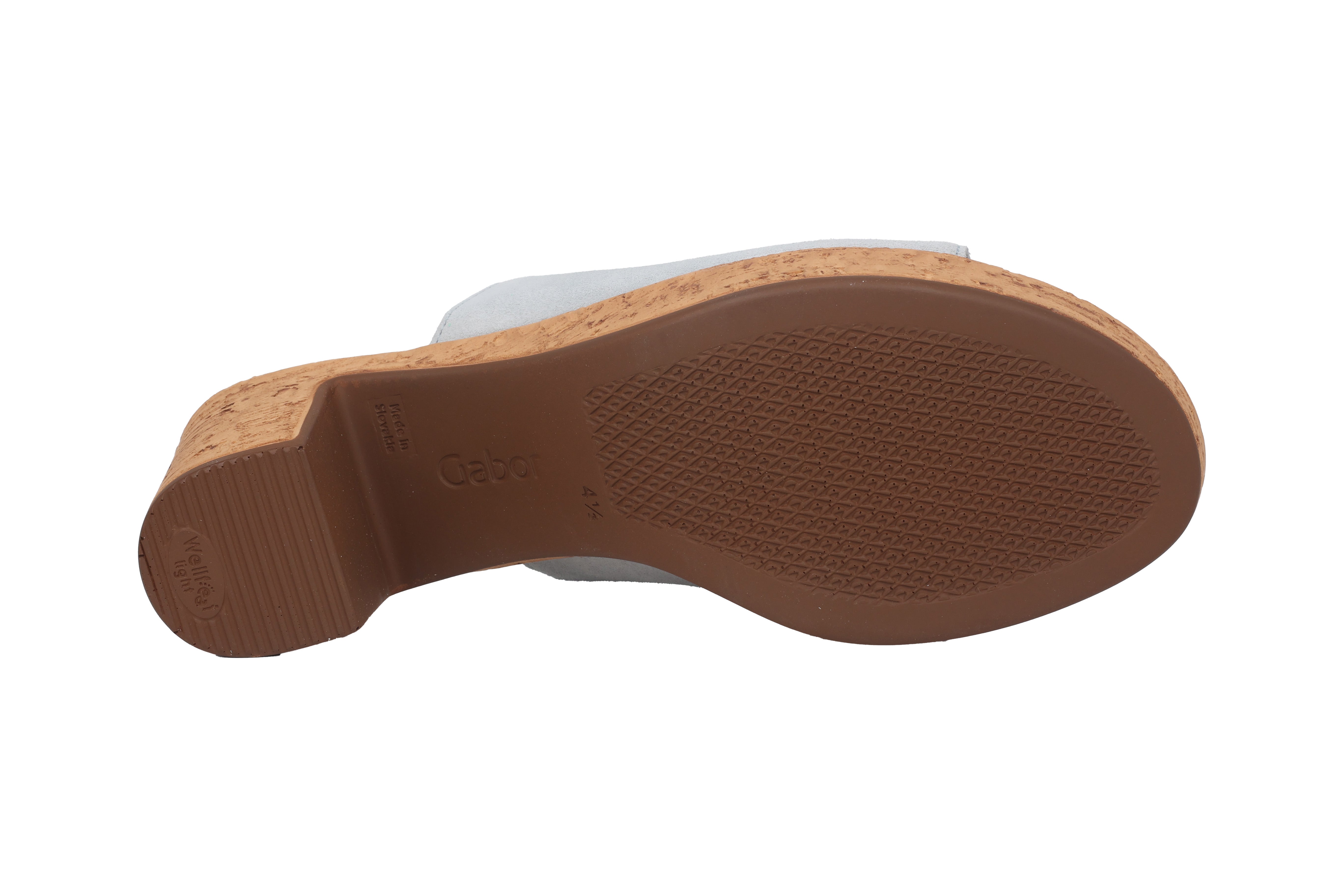 '24.760.18' women's heeled mule sandal - Light blue