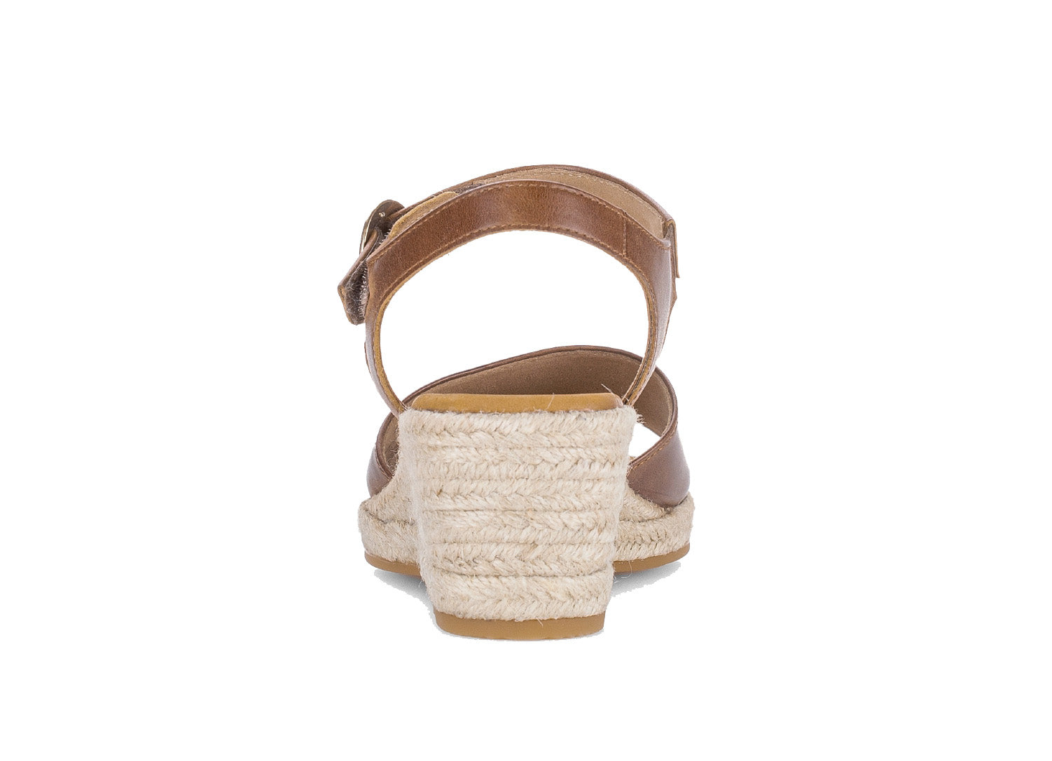 Damessandaal '82.710.53' met sleehak - Bruin