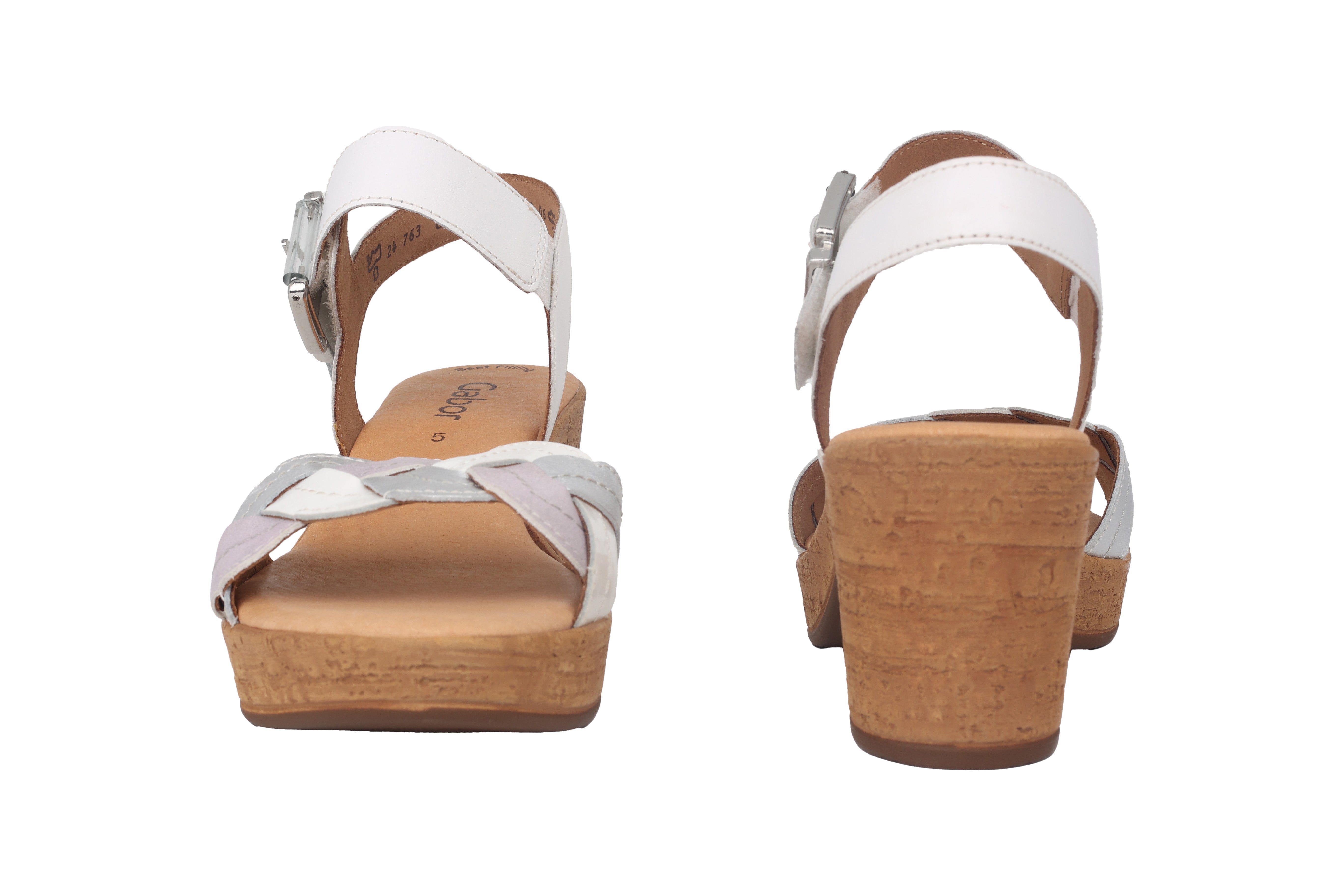Damensandale '24.763.21' – Weißmischung