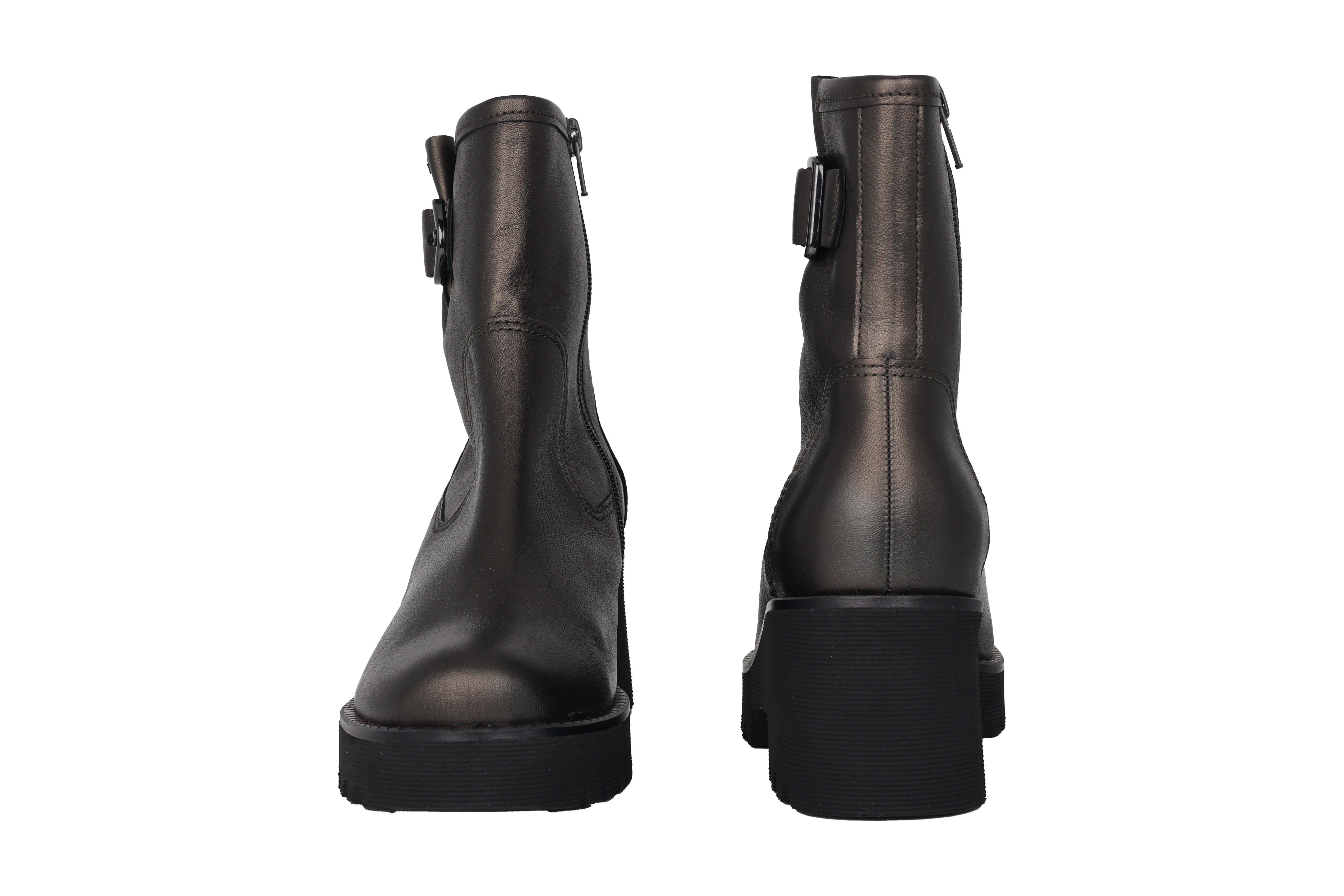 Stivale con cerniera da donna '56.622.84' - verde metallizzato