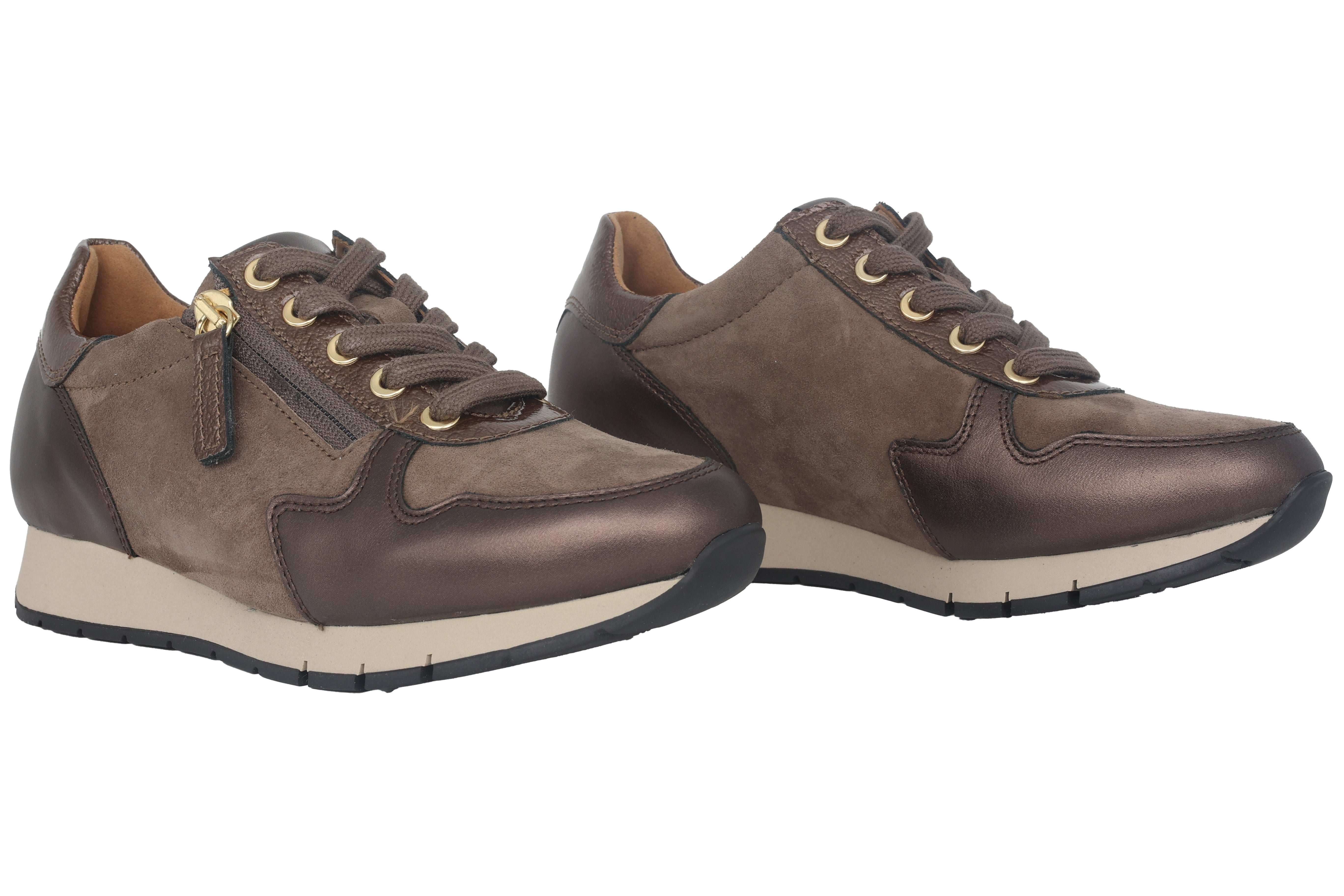 '52.488.20' women's lace-up shoe- grey