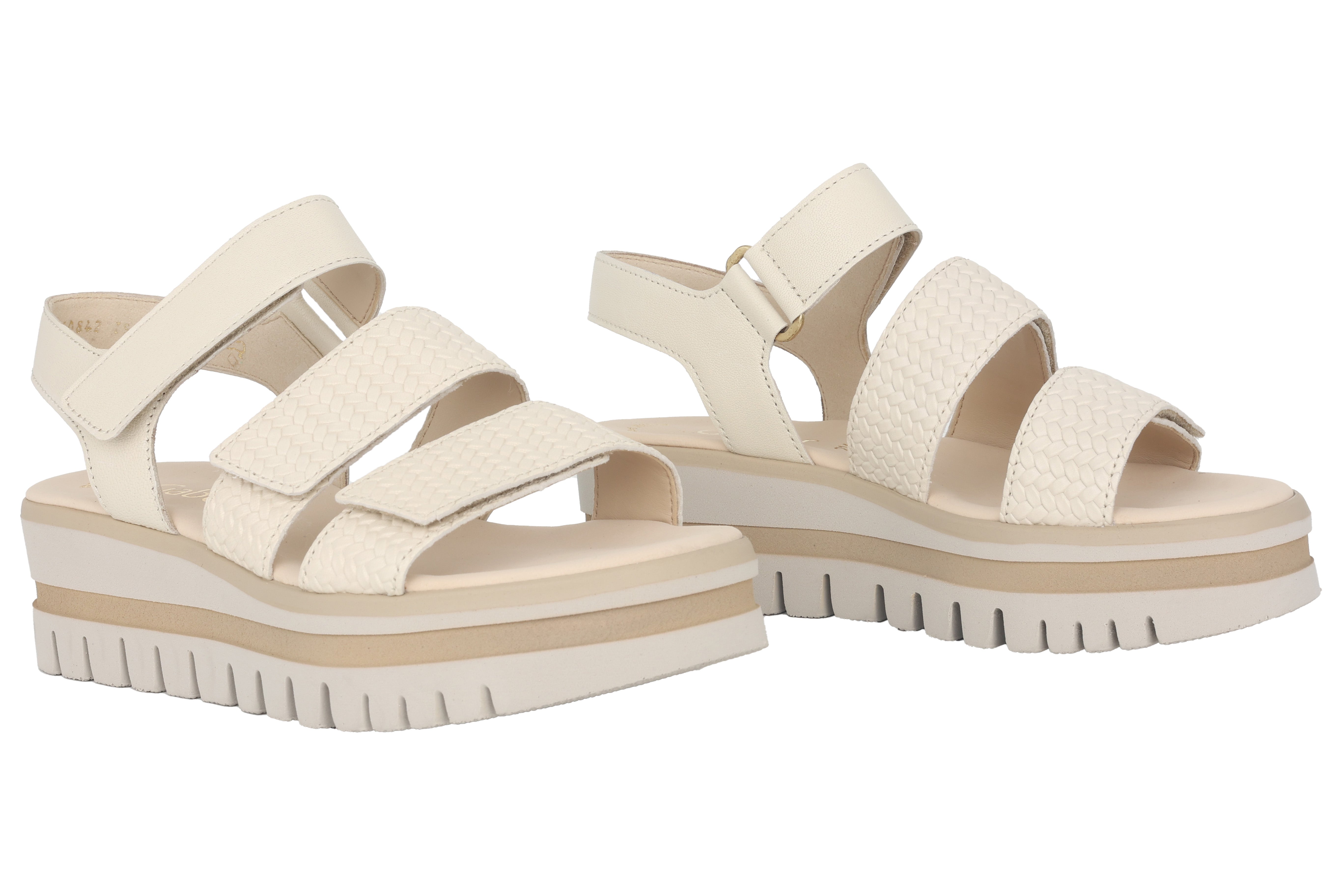 Sandał damski '64.620.22' - złamana biel