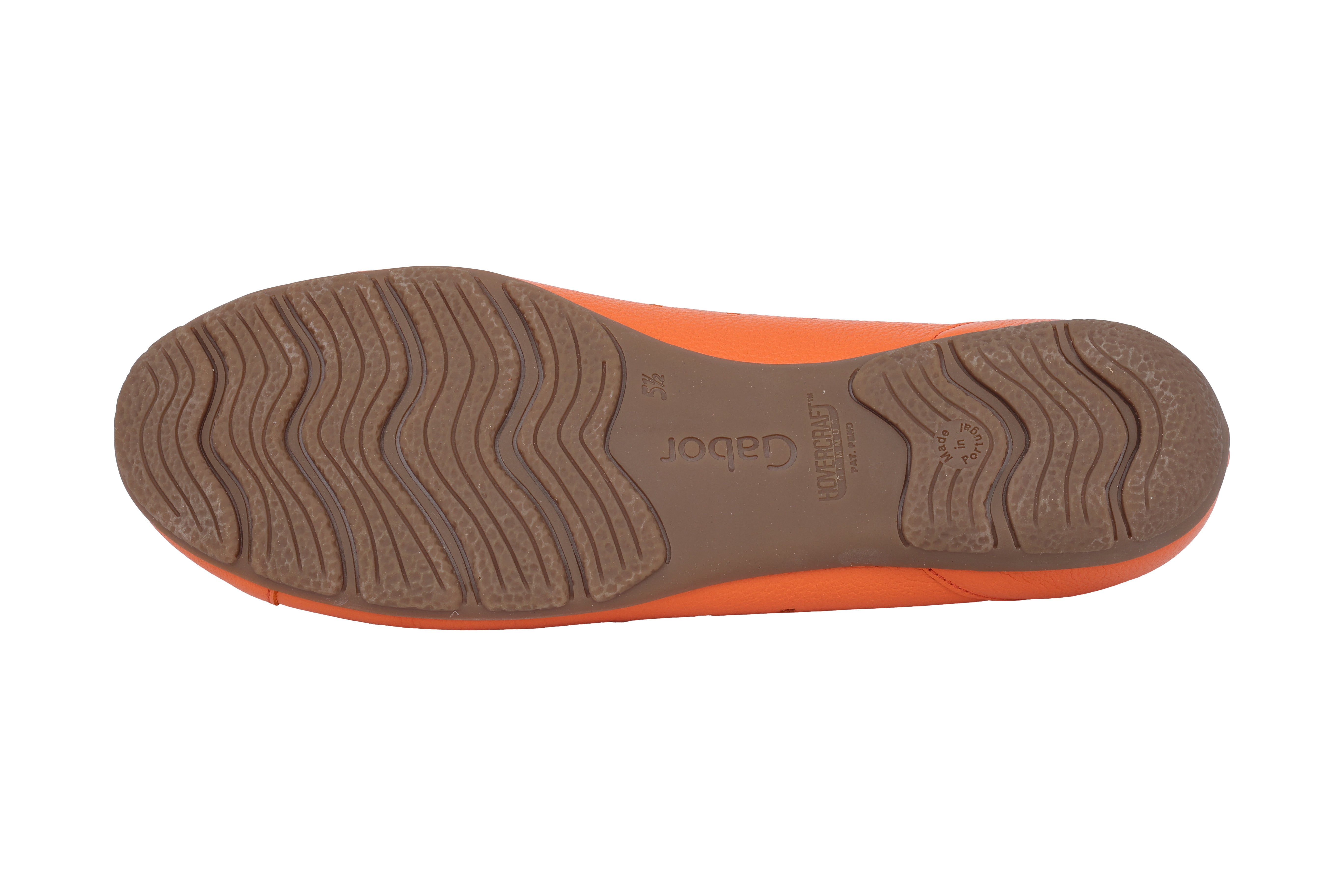 '44.169.25' women's perforated ballerina - Orange