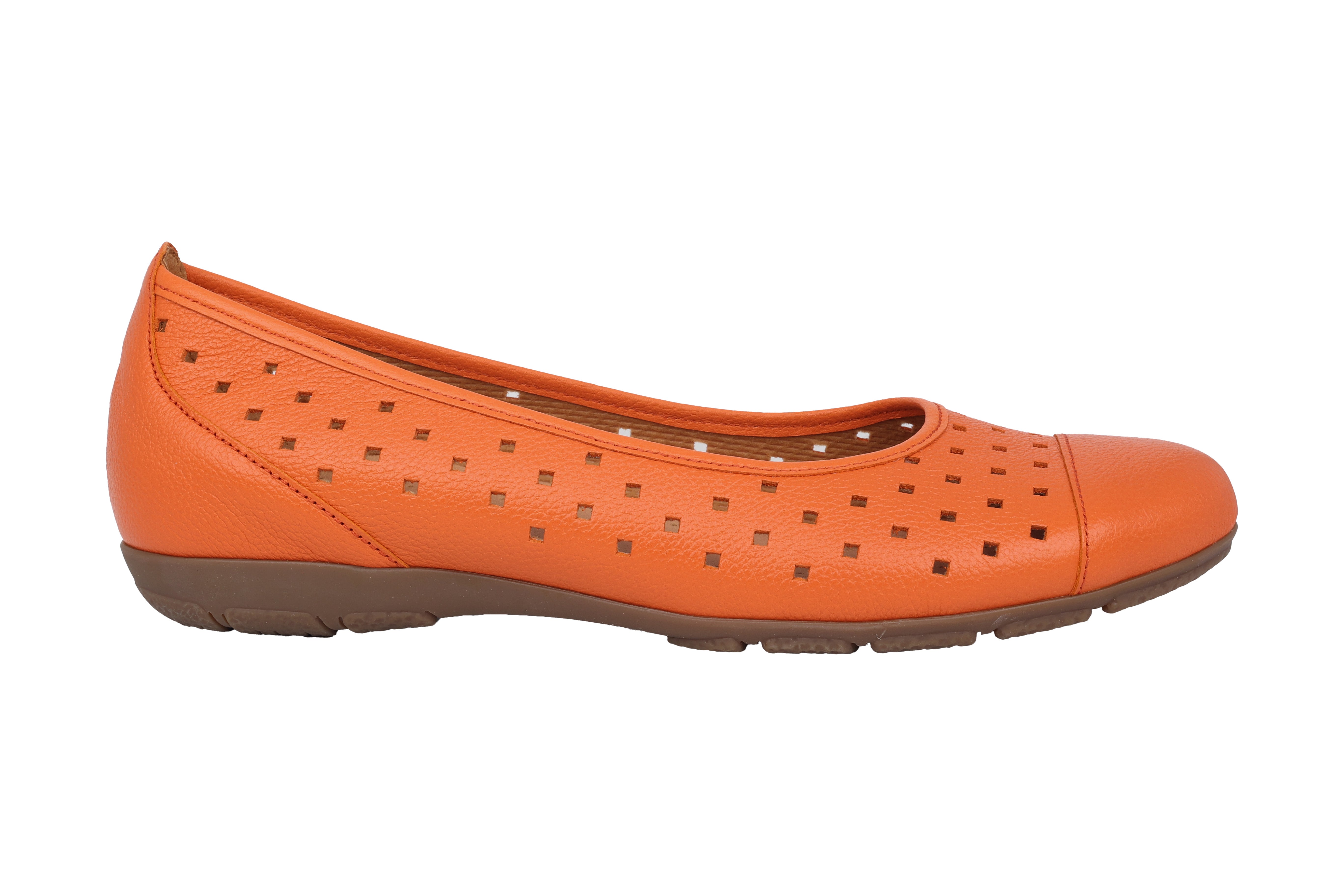 '44.169.25' women's perforated ballerina - Orange