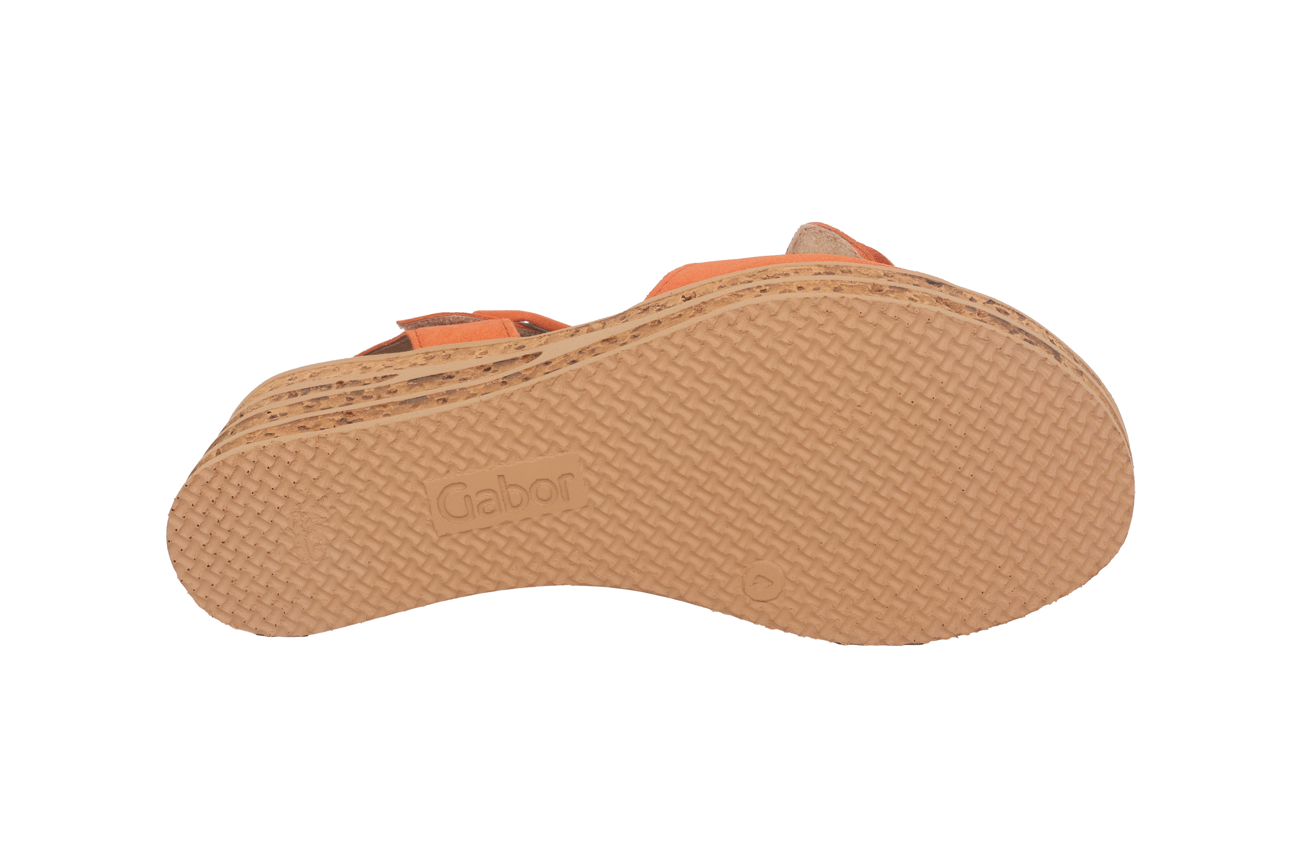 '44.653.14' women's wedge sandal - Orange