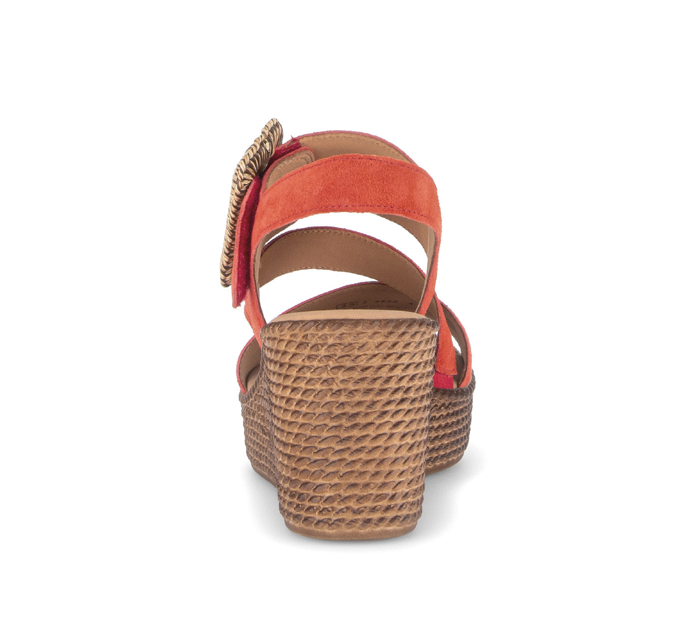 sandalo con zeppa da donna '84.771.15' - rosso