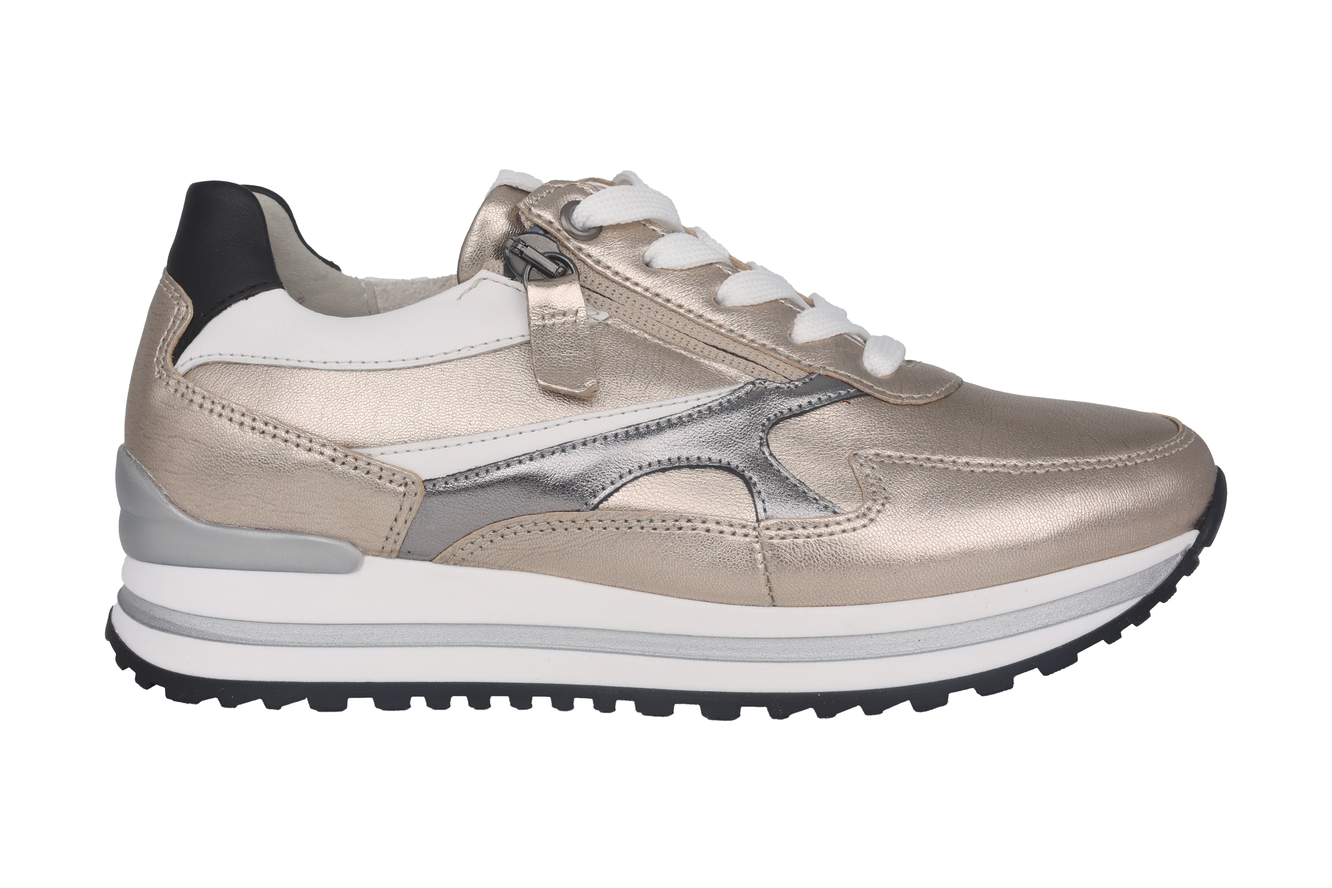 '56.526.82' zapatilla ancha para mujer (H) - Mezcla de plata