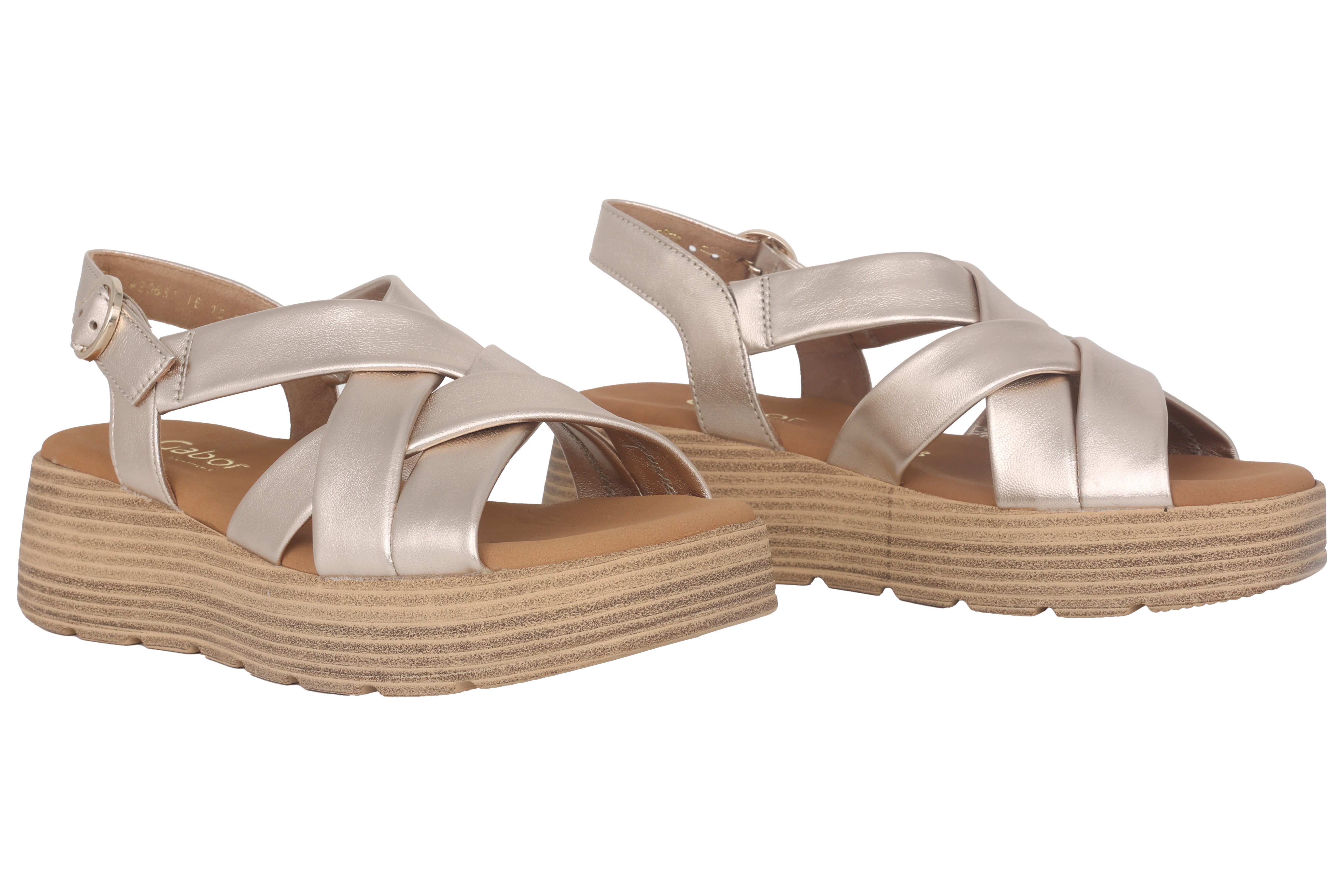 '42.872.82' dámský sandál - stříbrný