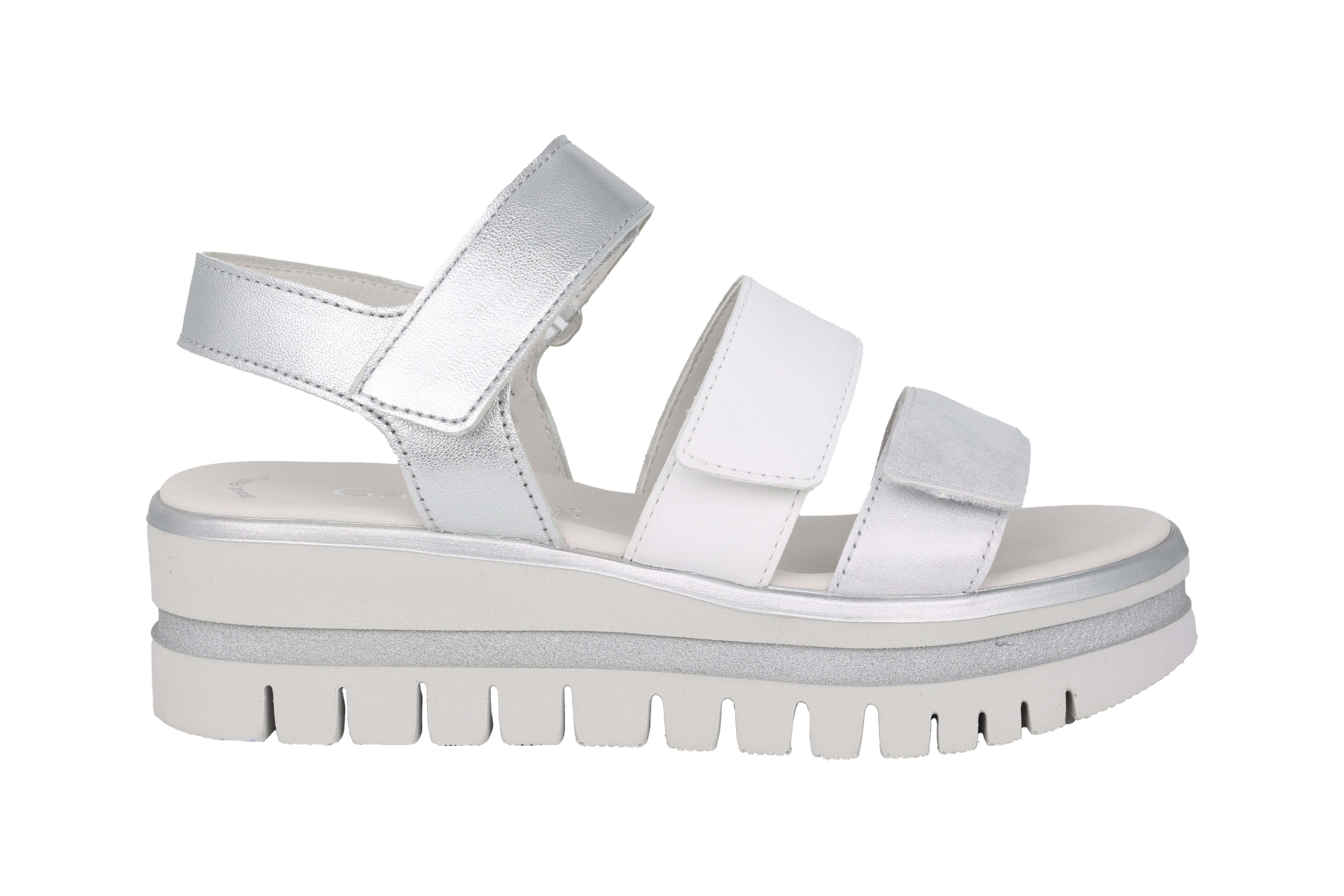 '64.620.69' damesandal - sølv